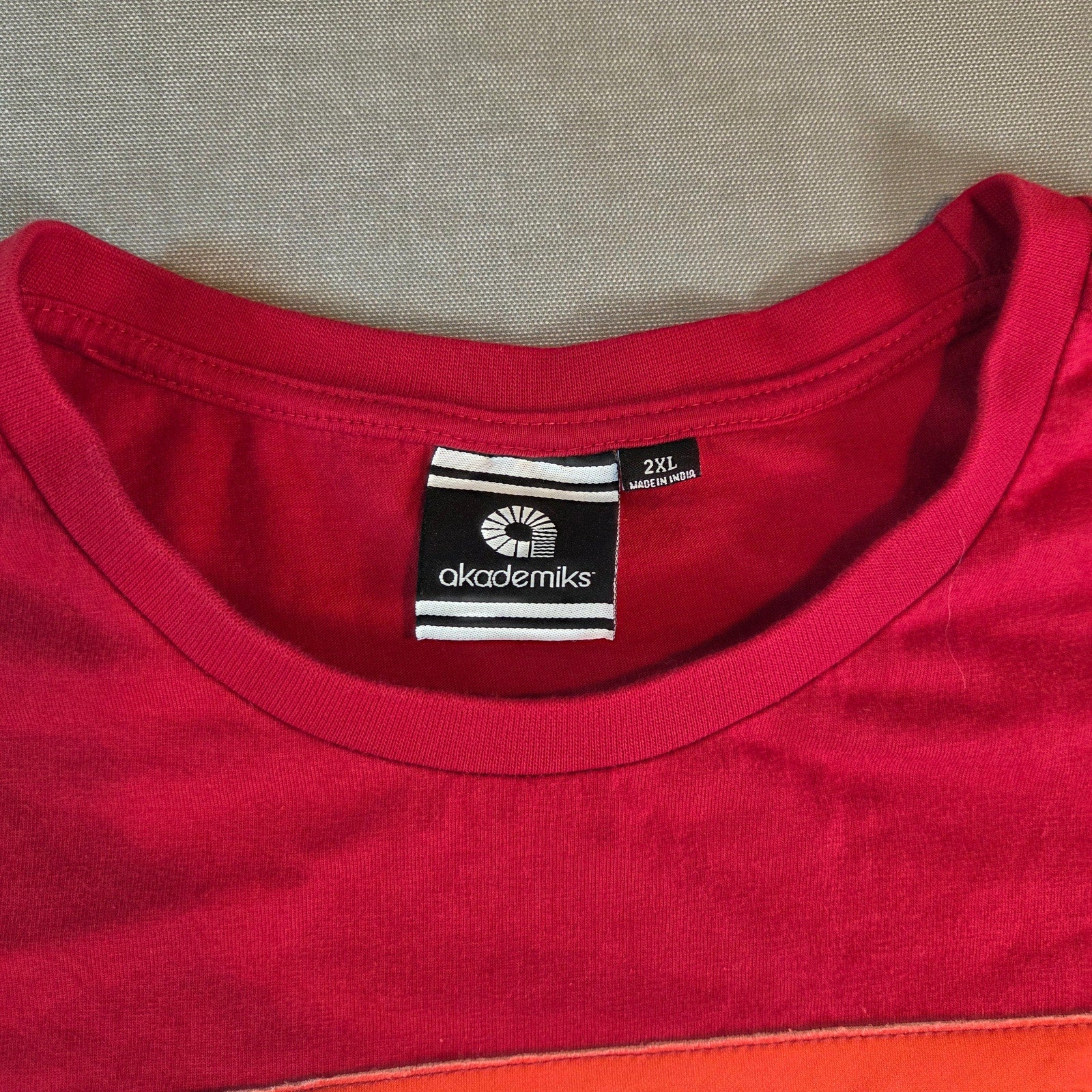 Akademiks Dream New York Rainbow Graphic Tee Shirt Men’s 2XL Red