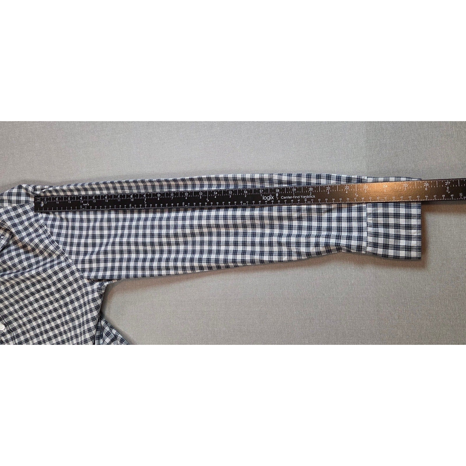 Bonobos Slim Fit Gingham Plaid Button Down Shirt Mens M Stretch Cotton