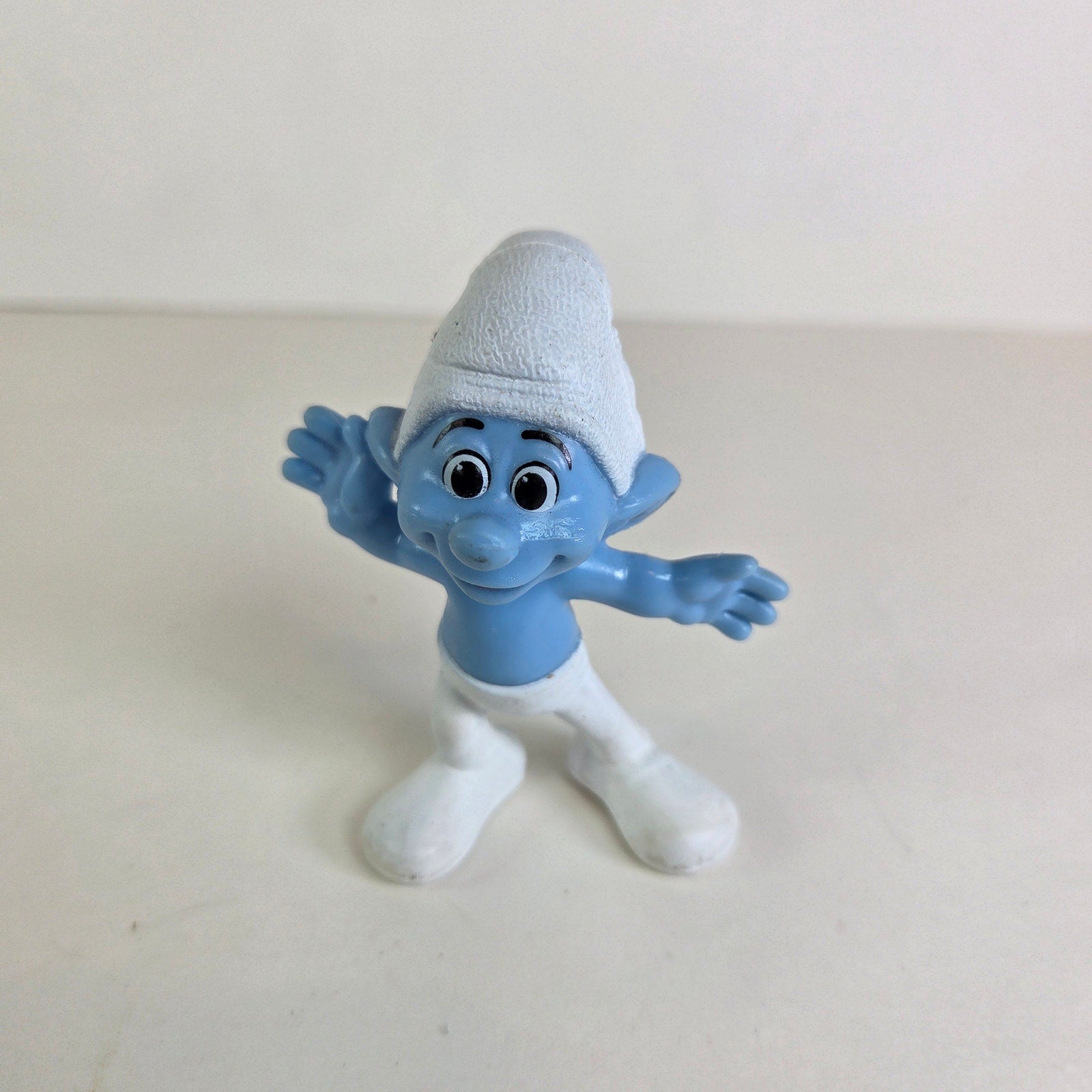 Smurfs PVC Figure – 2015 McDonald’s Happy Meal Toy, Blue & White, 3.5" Tall