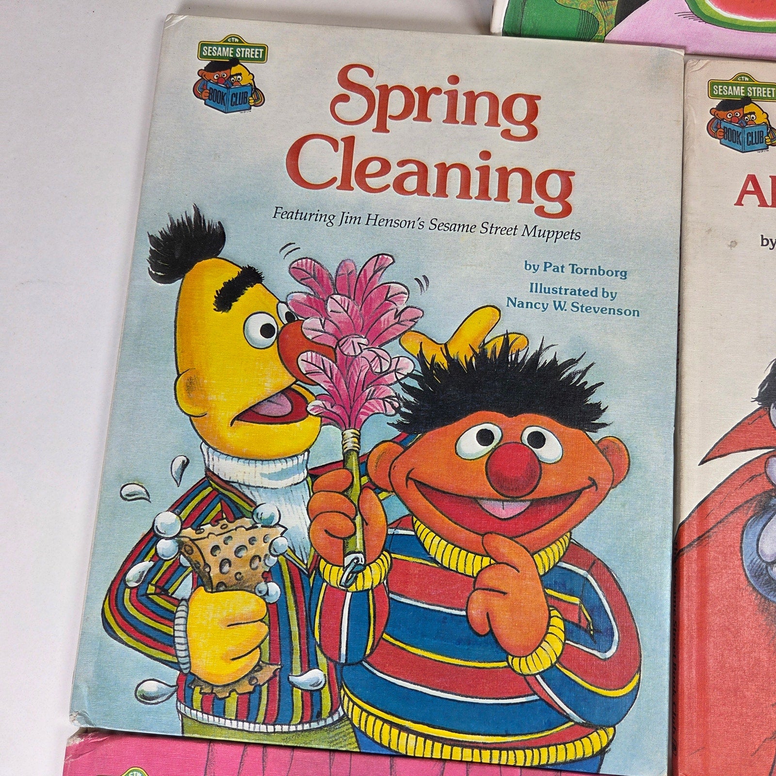 Sesame Street Book Club Vintage 1980-1981 Hardcover Book Lot of 5 Muppets