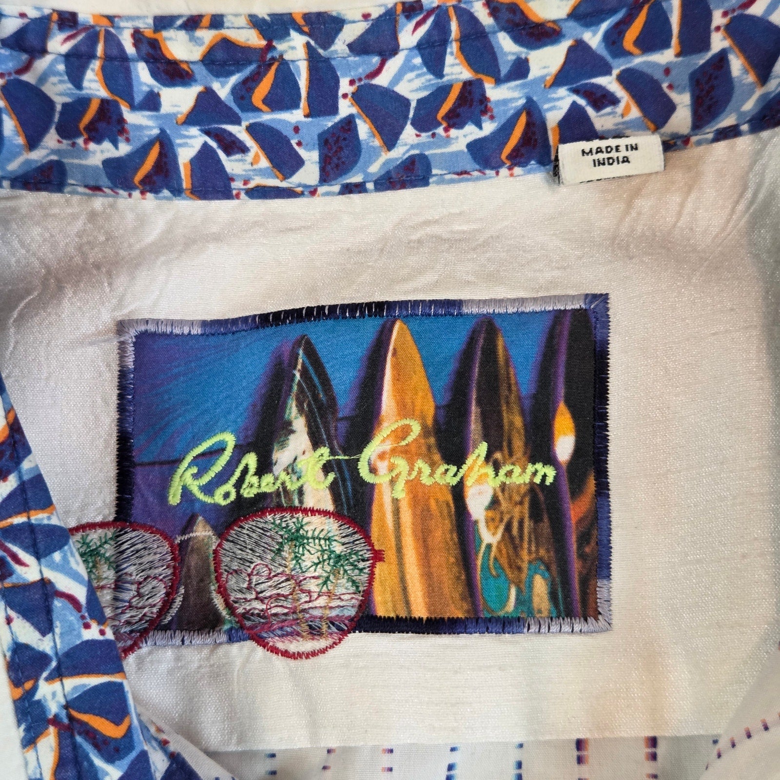 Robert Graham Classic Fit Striped Shirt XL Knowledge Wisdom Truth Cotton