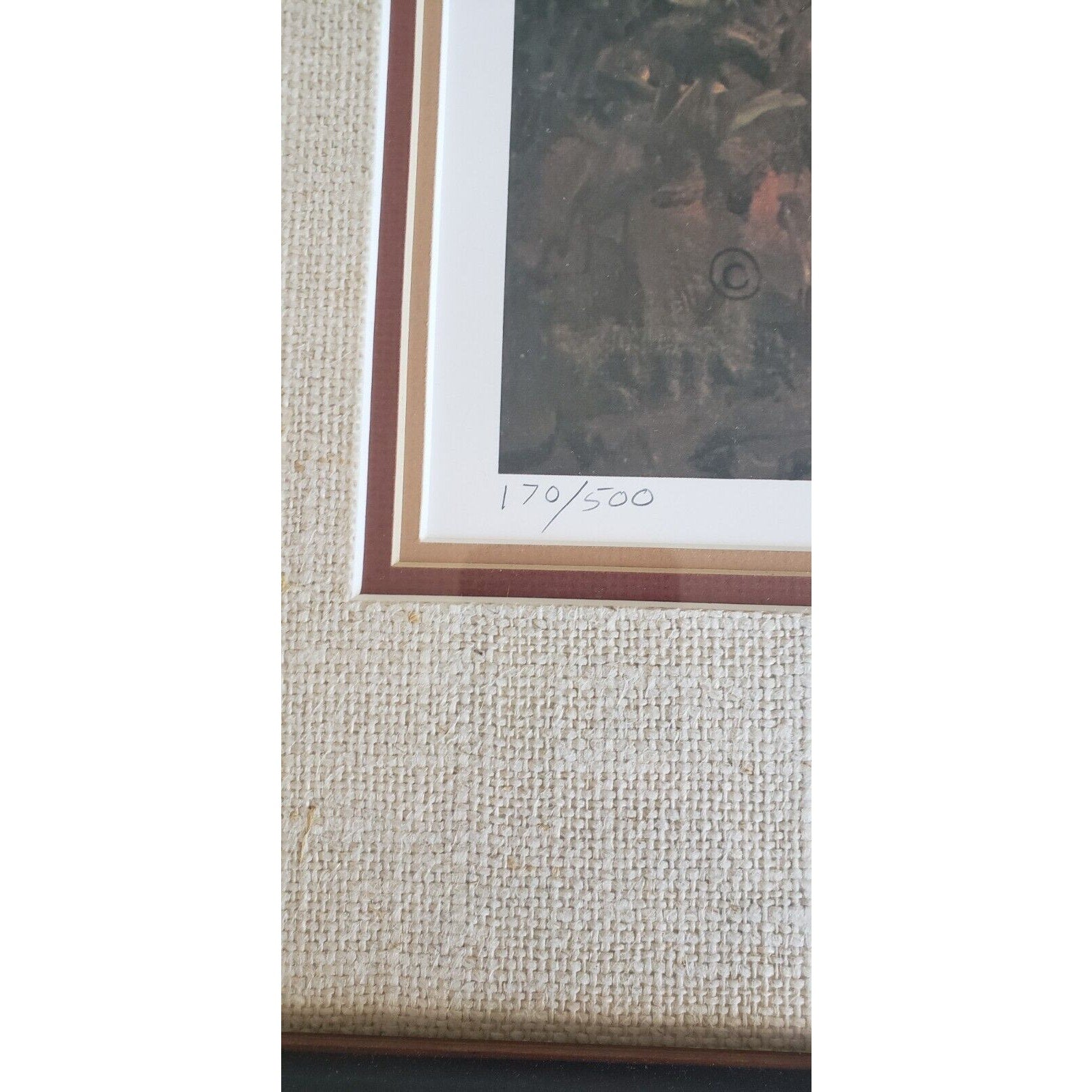 Melvin Warren Remnants of the Herd LE Print 170/500 Framed 30x42 Signed Art