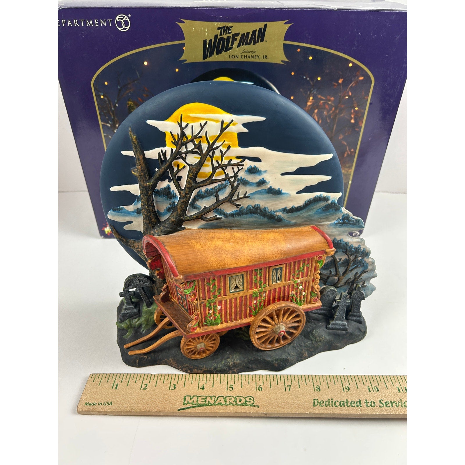 Department 56 The Wolf Man’s Curse 59304 — Lighted Universal Monster Display