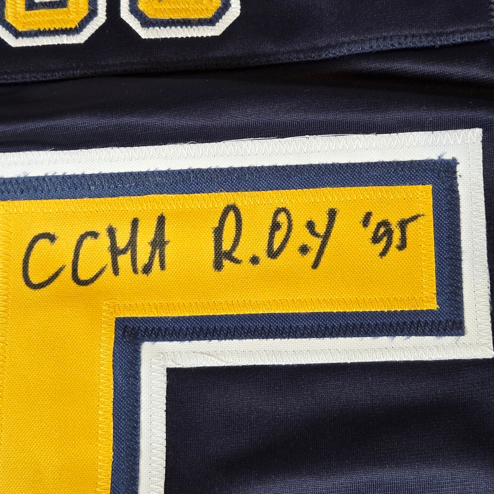 Marty Turco Signed Michigan Wolverines Custom Hockey Jersey JSA 3x Inscribed