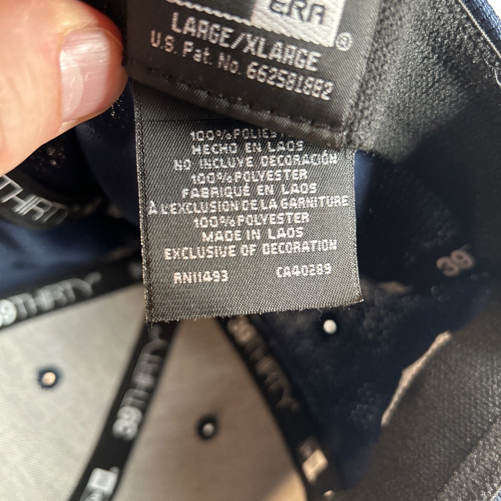 Dallas Cowboys New Era 39Thirty Large/XLarge Navy Blue Hat