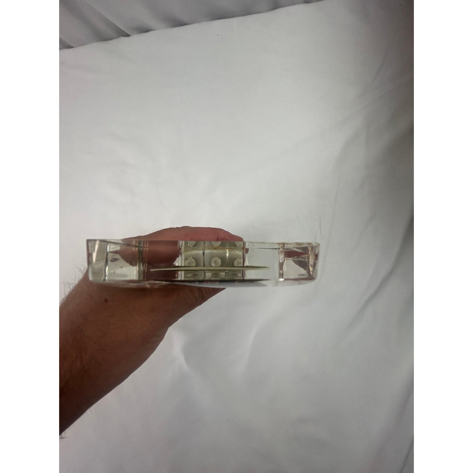 Pig's Eye Pilsner Vintage Beer Tap Handle Clear Acrylic Pirate Bar Breweriana