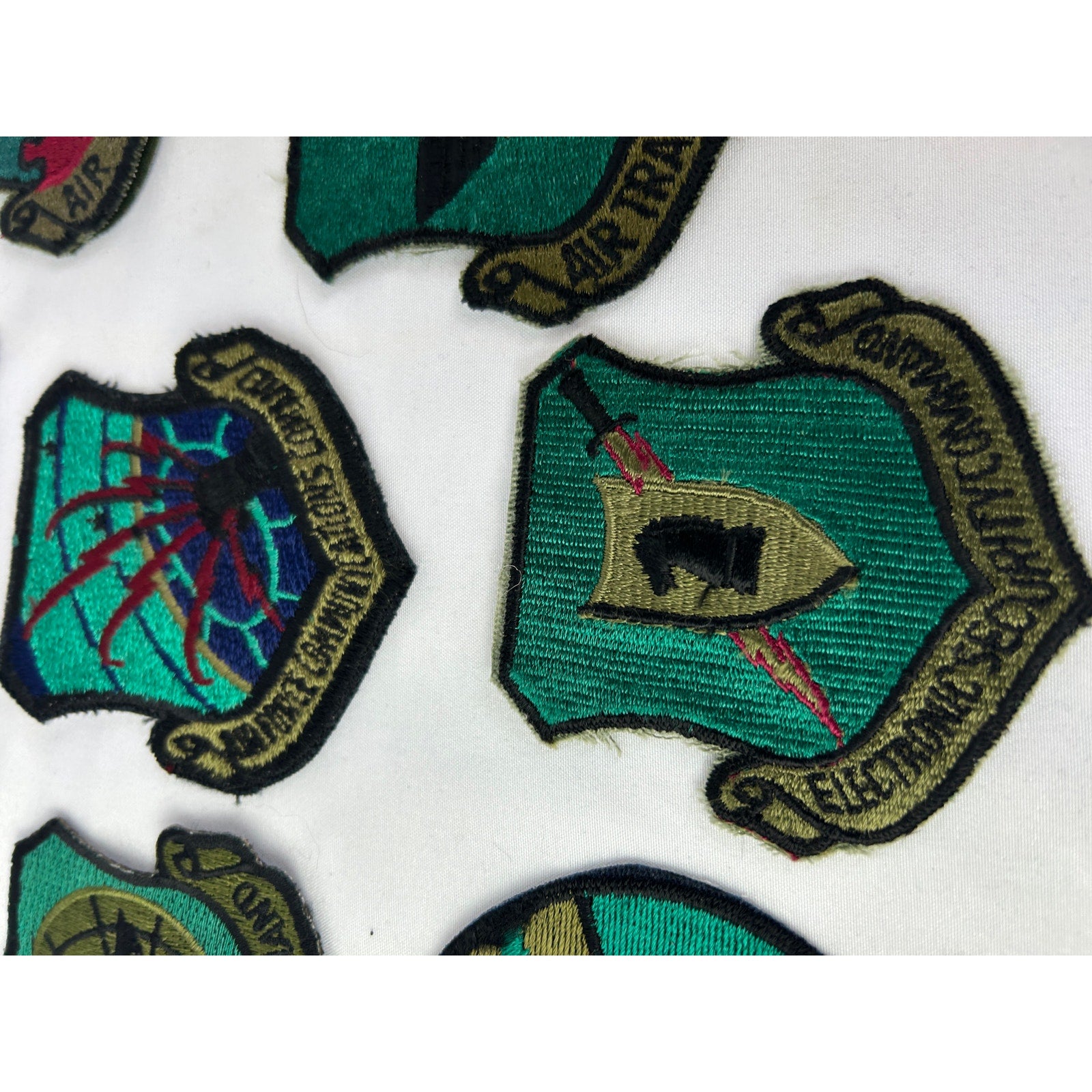 Vintage USAF Patch Lot SAC MAC TAC Training Command Military 11 PCS