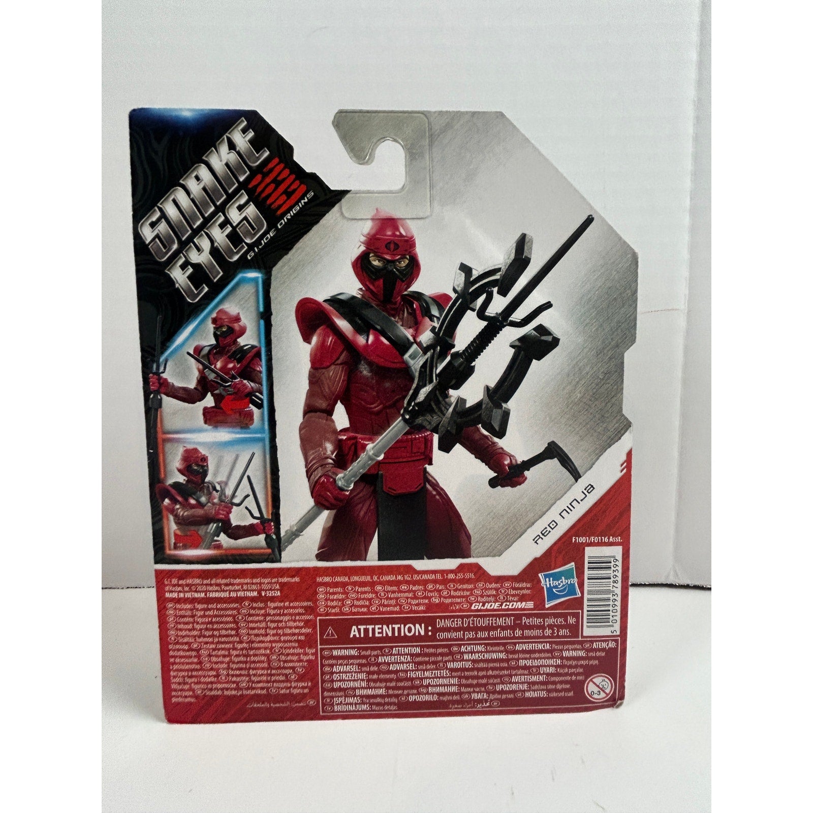 GI Joe Origins Ninja Strike Lot of 4 Storm Shadow Red Ninja Scarlett