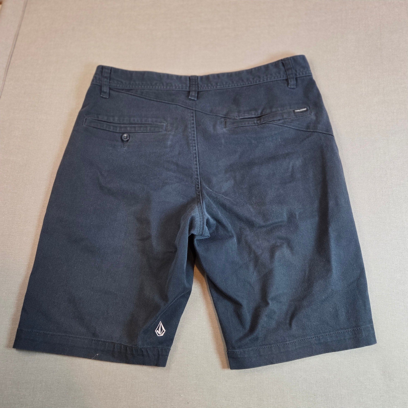 Volcom Frickin Modern Stretch Shorts Blue Size 31 Recycled Fabric Casual