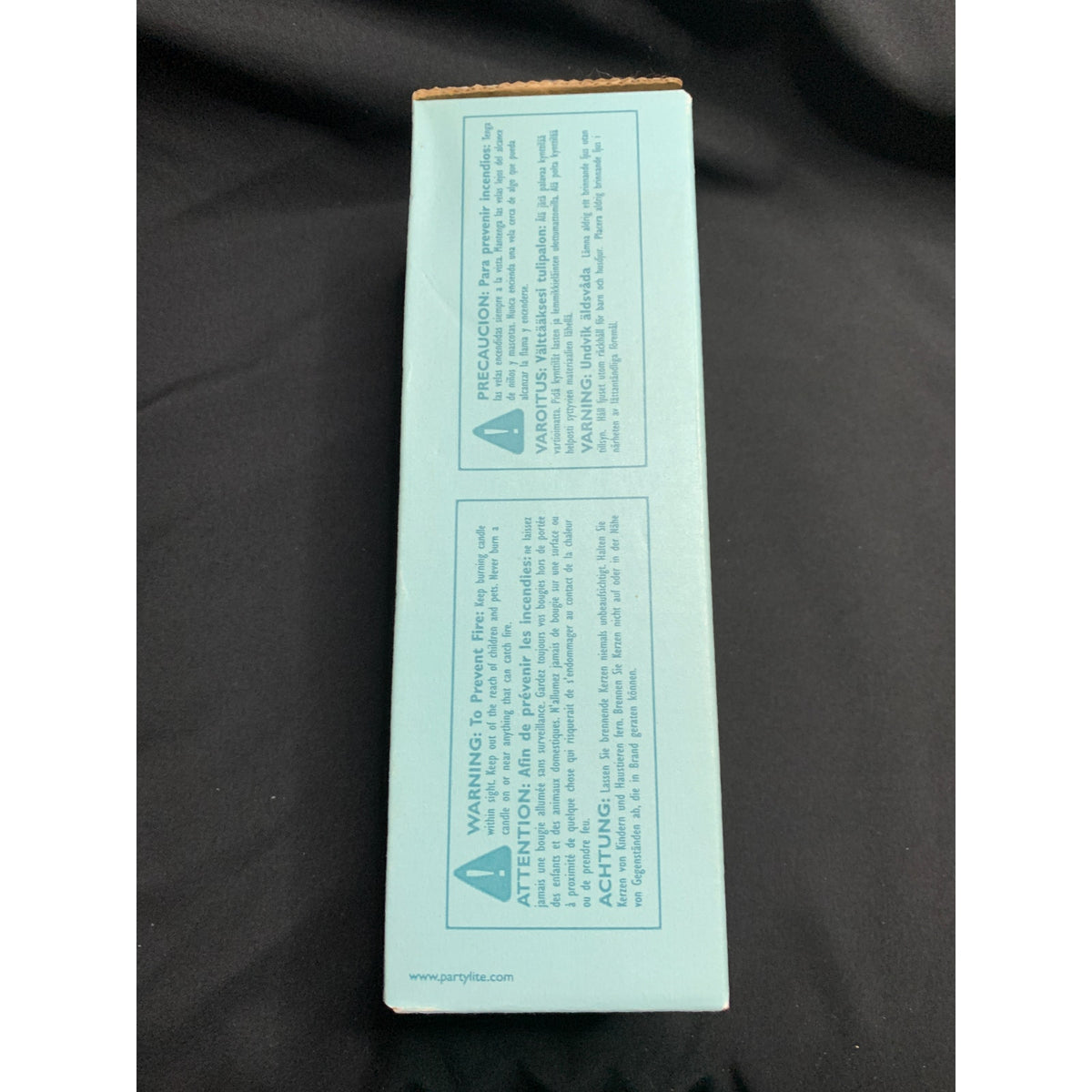 PartyLite Persimmon & Pear 3x9 Pillar Candle C39513 Retired Scent NOS
