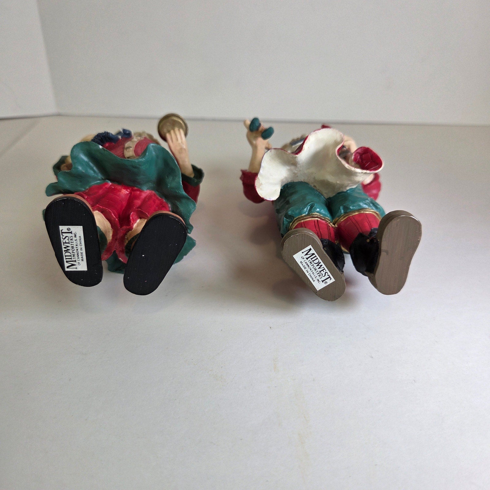 Midwest Importers Santa Pair – Christmas Figurines 9" Holiday Decor