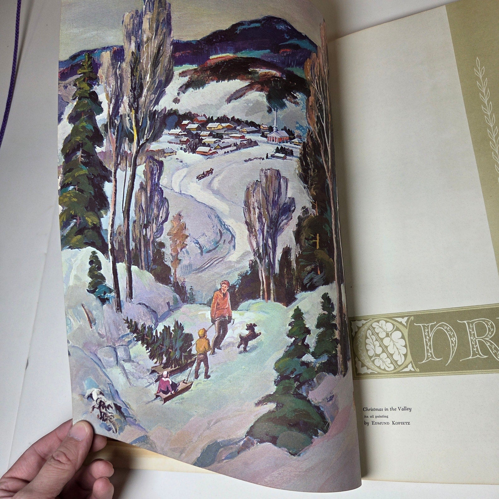 Christmas Annual 1960 Augsburg Publishing Art Literature Nativity Holiday Book