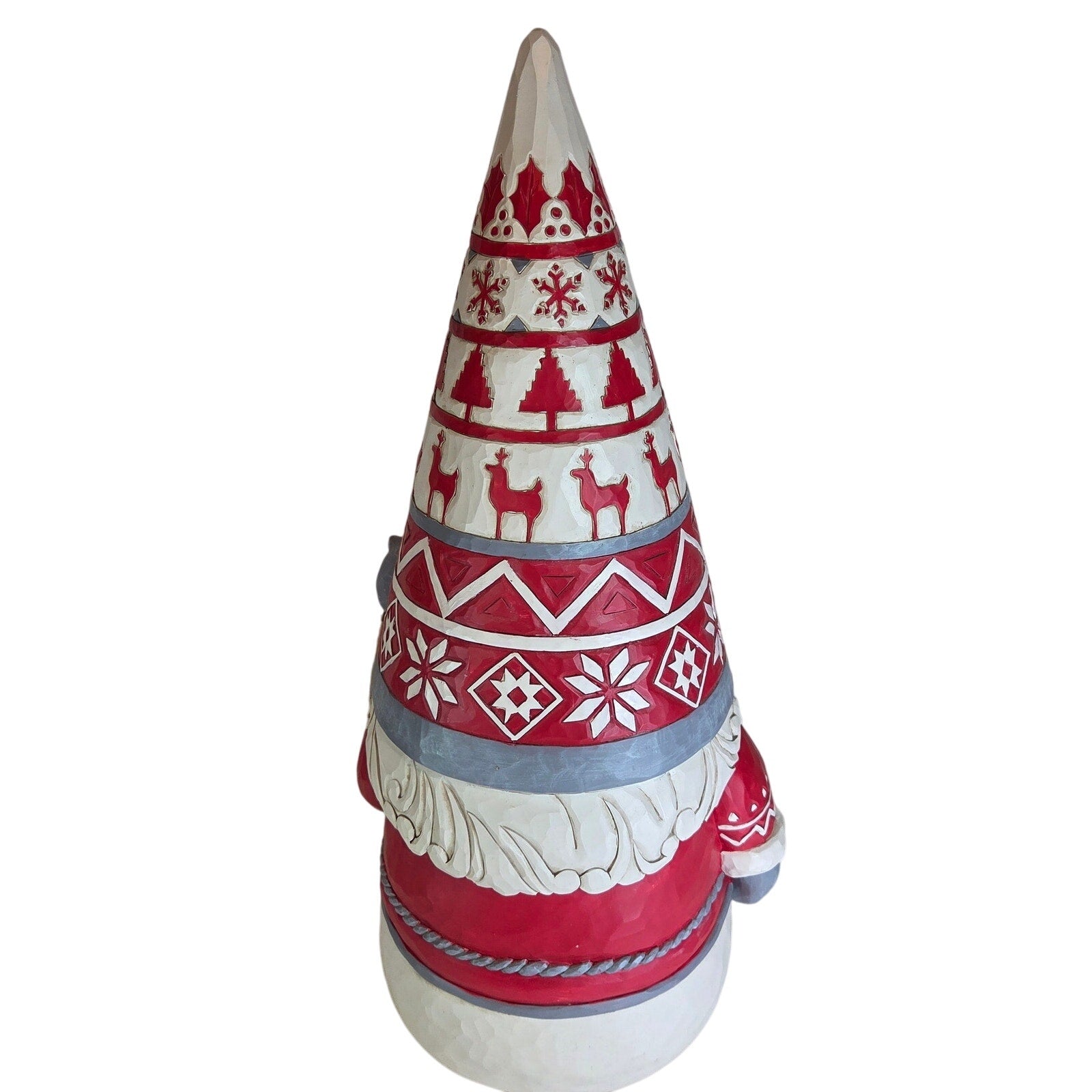 Jim Shore Nordic Noel Santa with Owl 20.25" Figurine 2021 Heartwood Creek