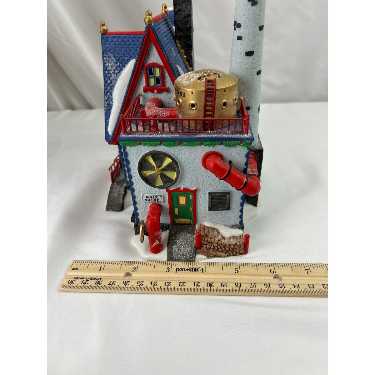 Dept 56 Real Plastic Snow Factory 56403 North Pole Lighted Retired 1998 Box
