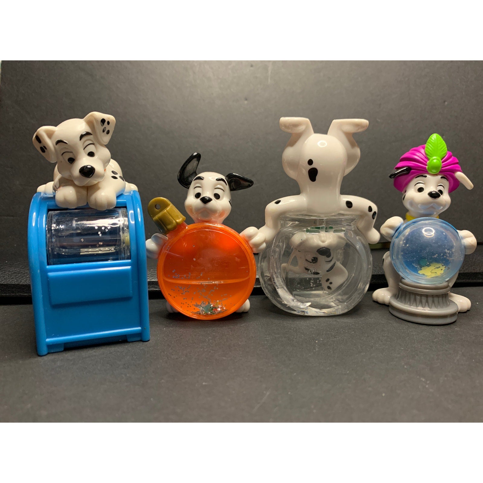 2000 Disney 102 Dalmatians Dogs to Shake Up McDonalds Set of 4 Toys