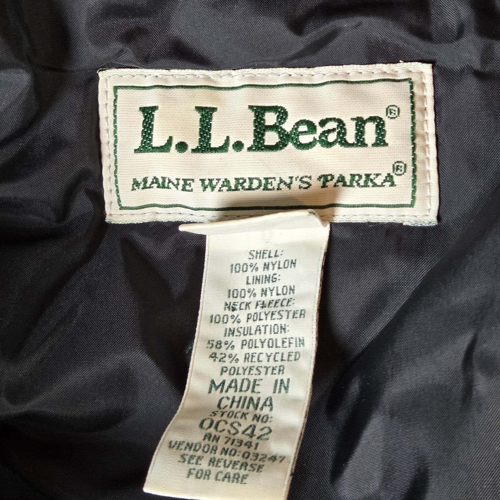 L.L. Bean Gore-Tex Thinsulate Ultra Parka Mens L Red Winter Jacket