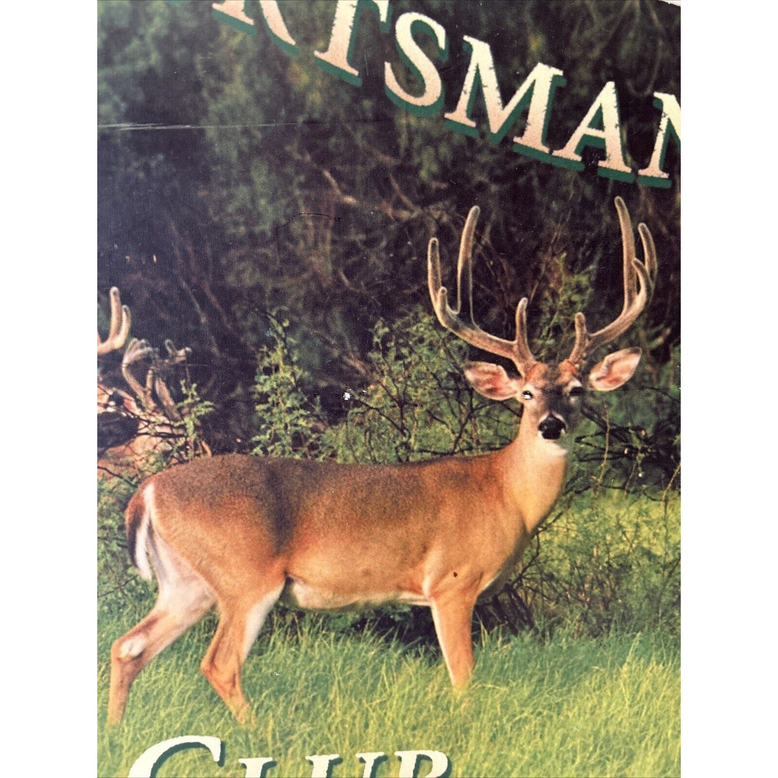 American Sportsman Hunting Club Wooden Wall Sign Deer Lodge Decor 16"x11"