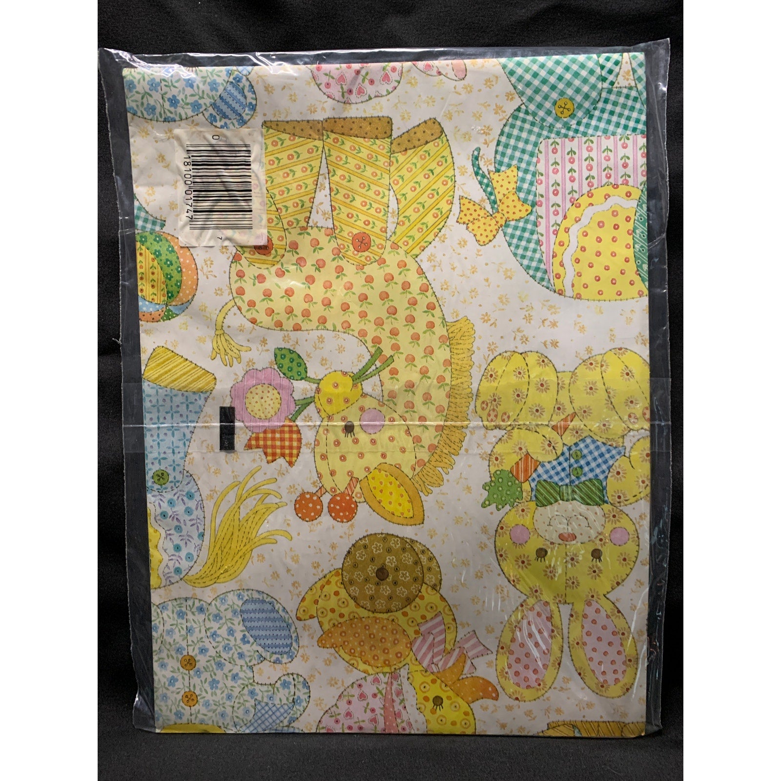Vintage Baby Shower Gift Wrap Lot 3 Full Sheets Hallmark American Greetings