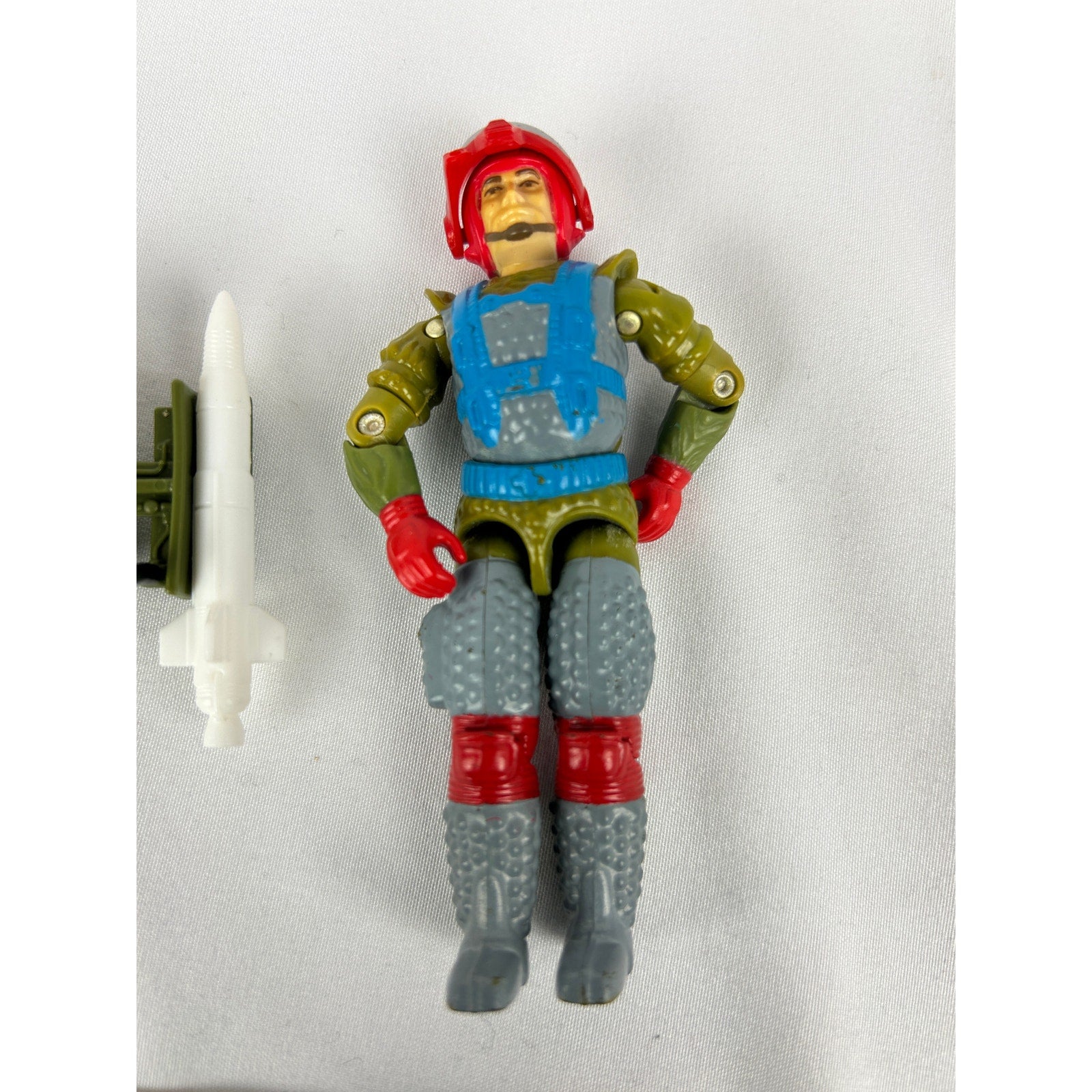 GI Joe Fast Draw Mobile Missile Specialist Figure Backpack Missiles Card 1987