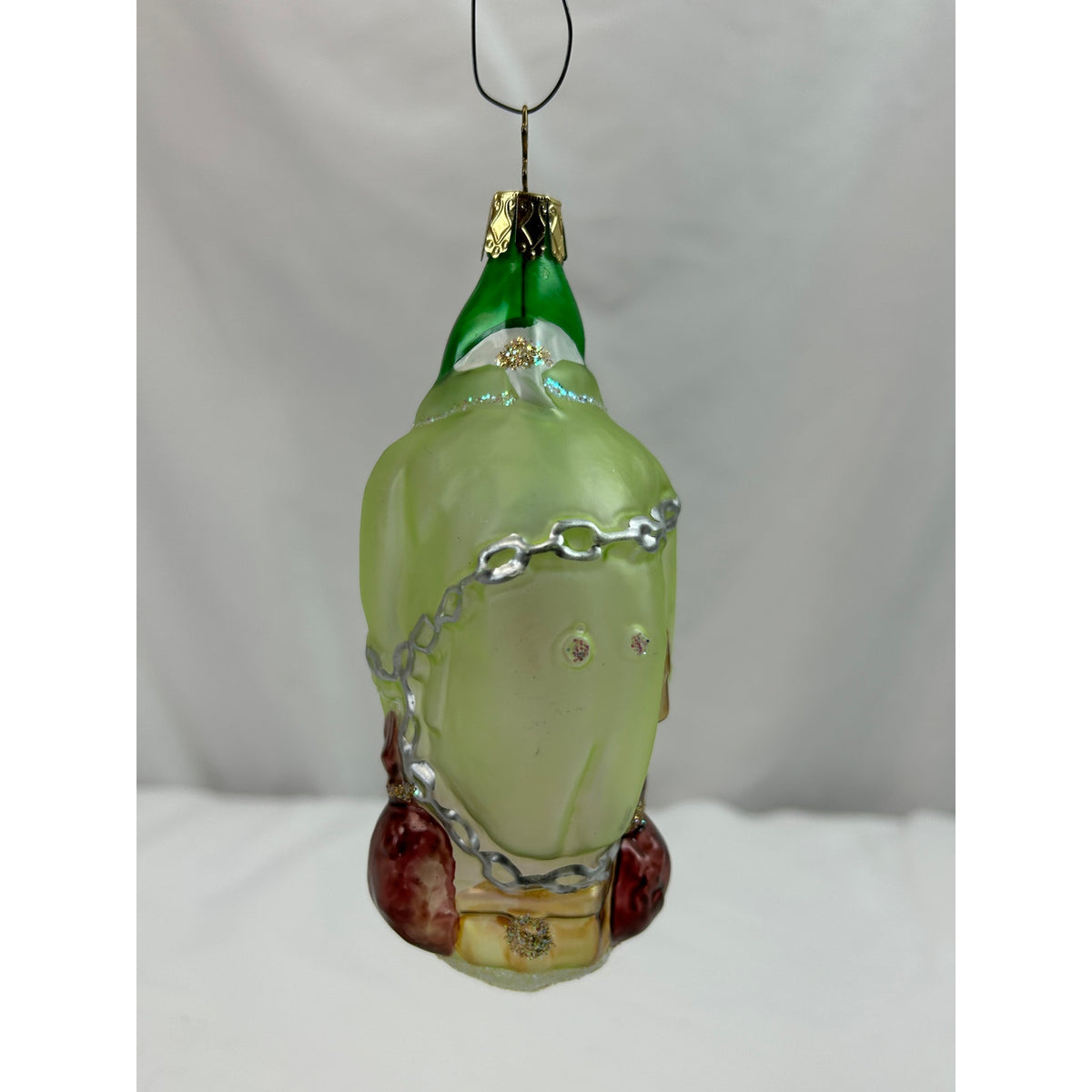 Inge-Glas Jacob Marley Ghost A Christmas Carol Glass Ornament Germany 4.5"