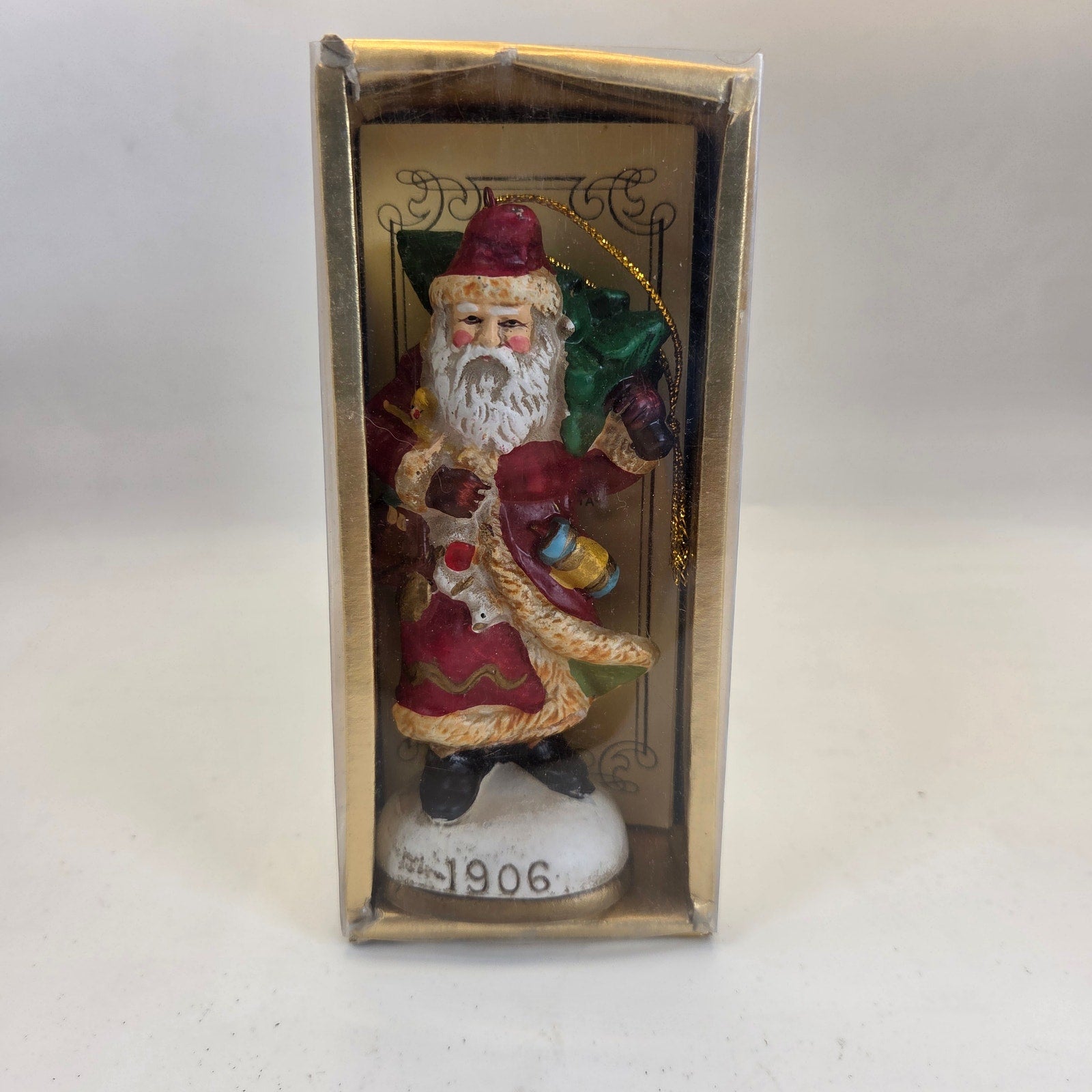 Memories of Santa 1906 Bavarian St Nicholas Ornament Box Papers Christmas Repro