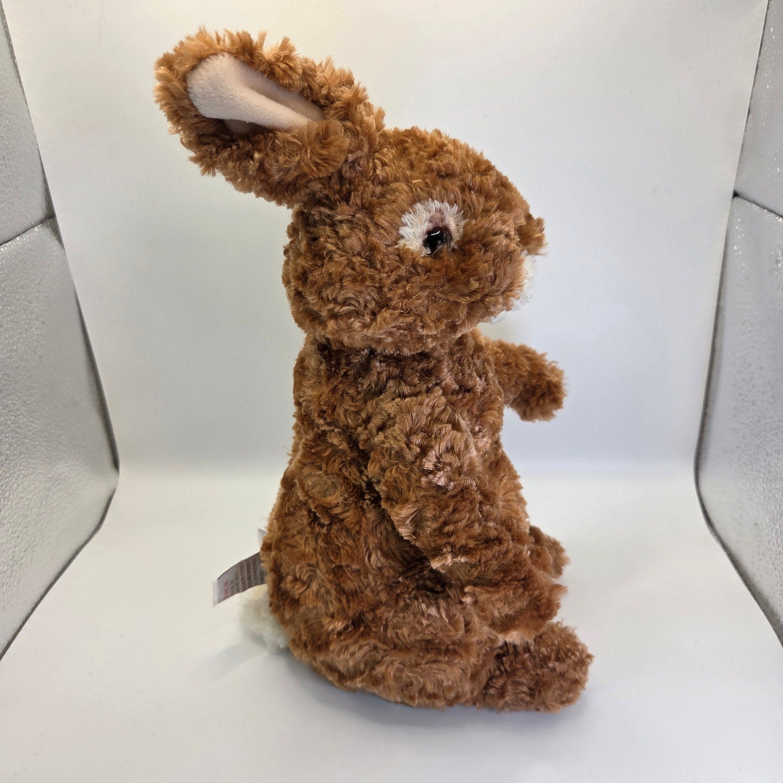 Gund Brown Rabbit Plush Stuffed Animal Bunny 11" Beanbag Ears Tail