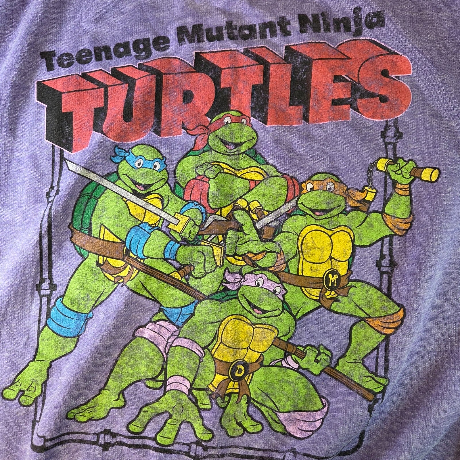 Wet Seal TMNT Teenage Mutant Ninja Turtles 1/4 Zip Sweatshirt Size S NWT