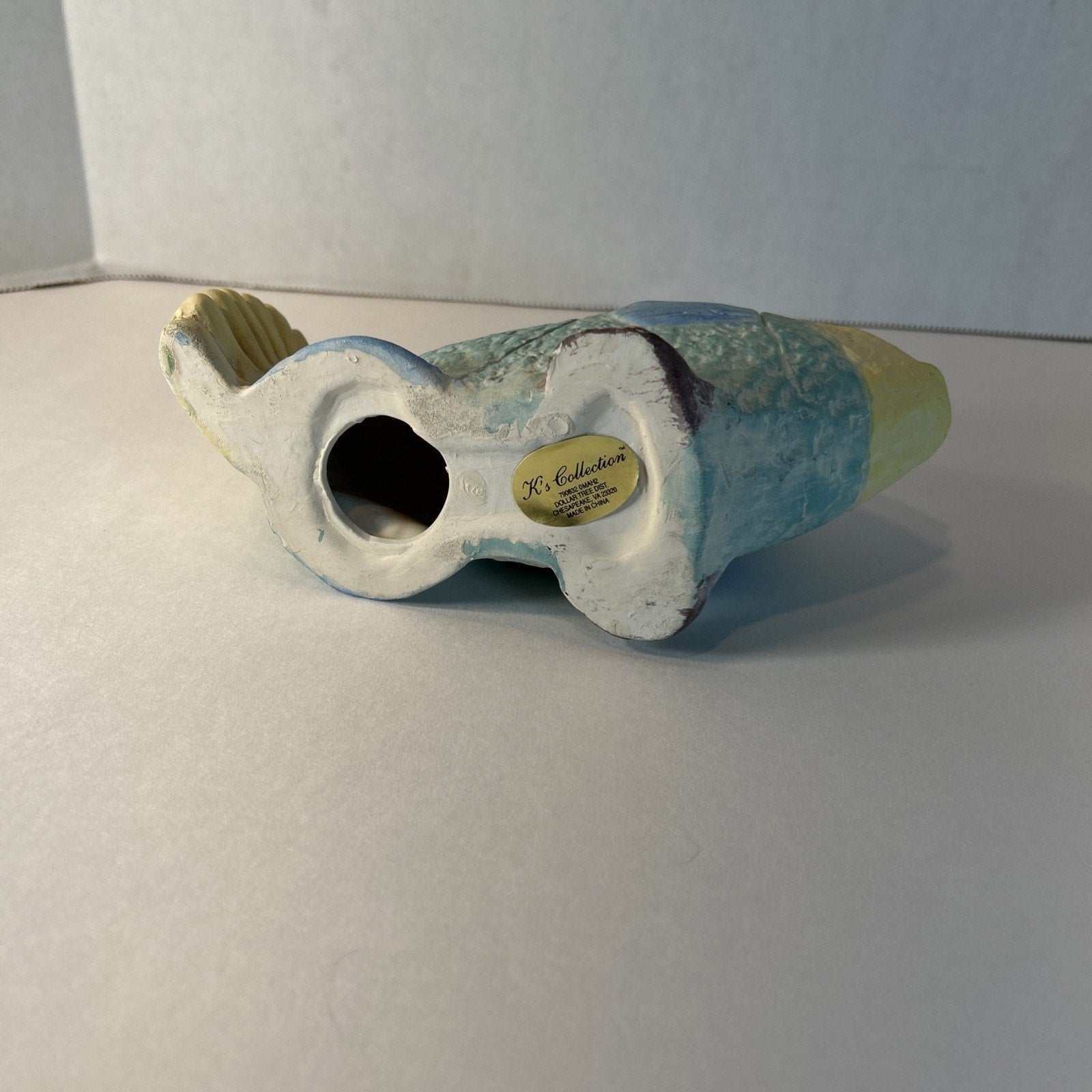K’s Collection Ceramic Tropical Fish Figurines Lot of 3 Multicolor Home Decor