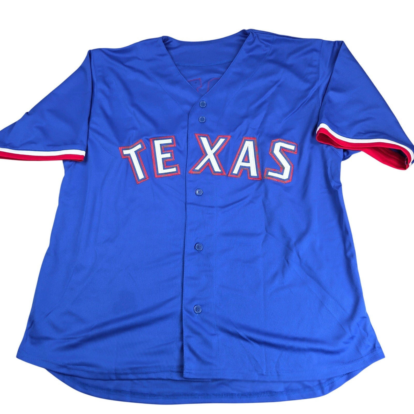 Evan Carter Signed Texas Rangers Custom Jersey BAS Beckett 23 WS Champs Auto