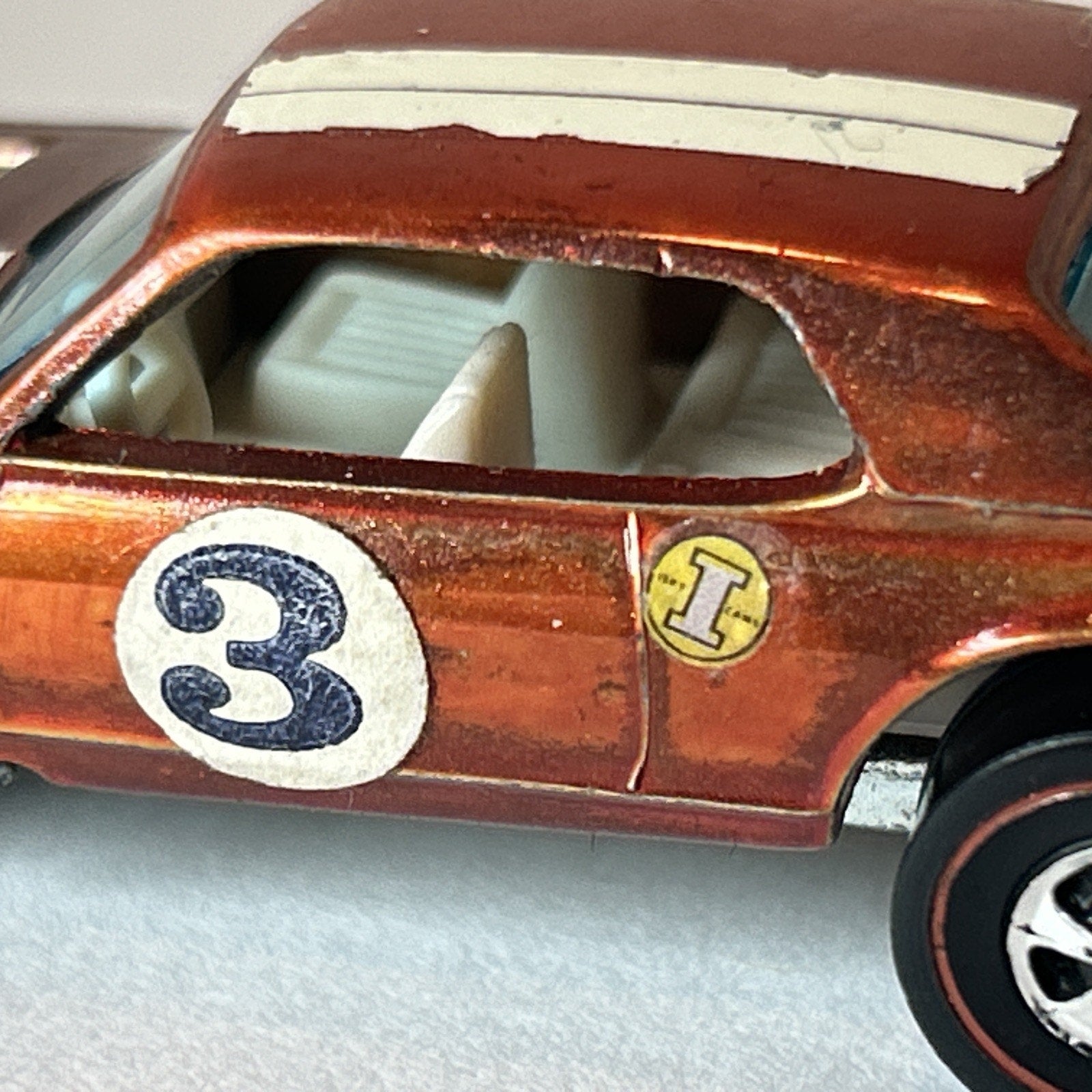 Hot Wheels Redline Orange 1969 "Nitty Gritty Kitty" Near MInt Condition