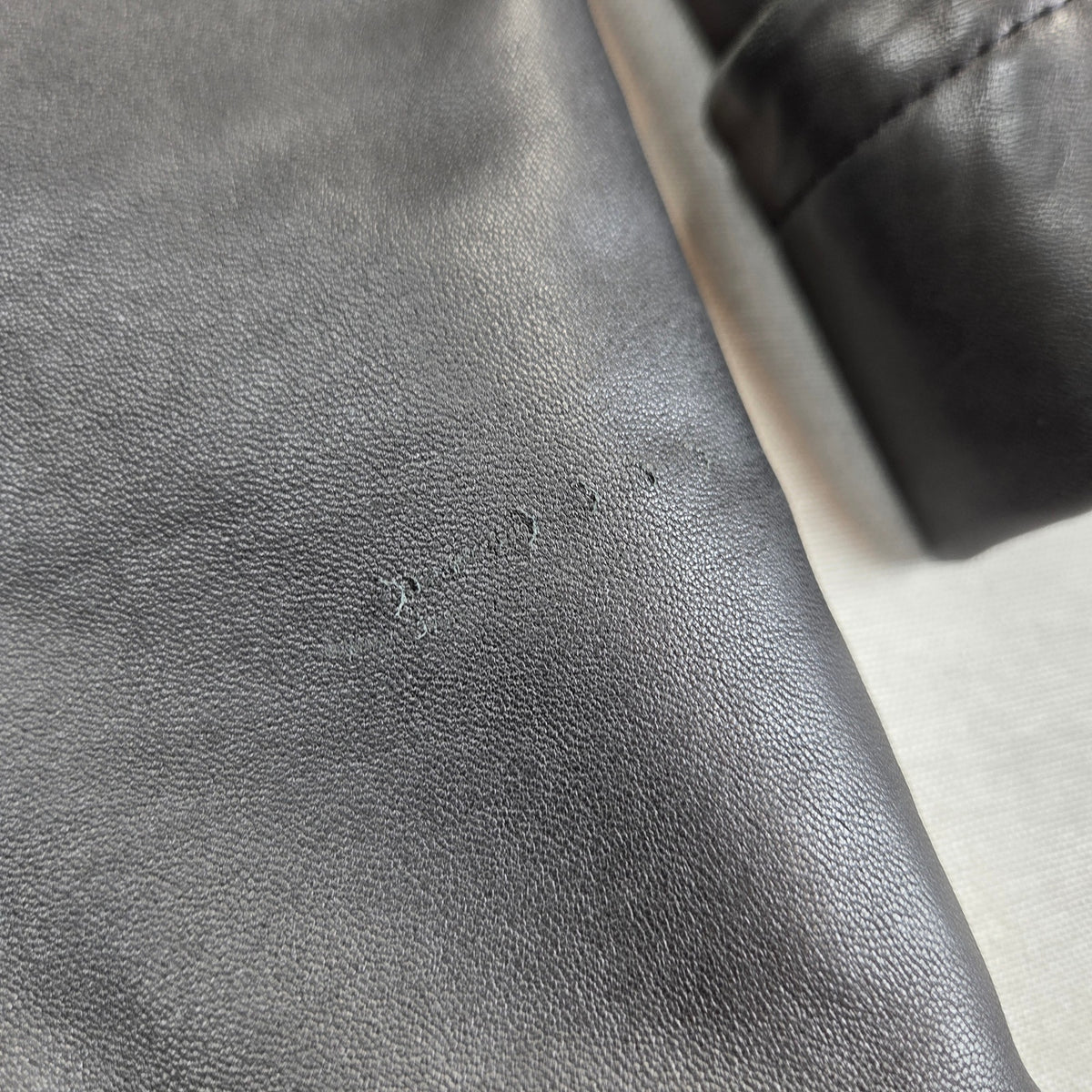 Marc New York Andrew Marc Women's L Black Leather Thermolite Car Coat Jacket