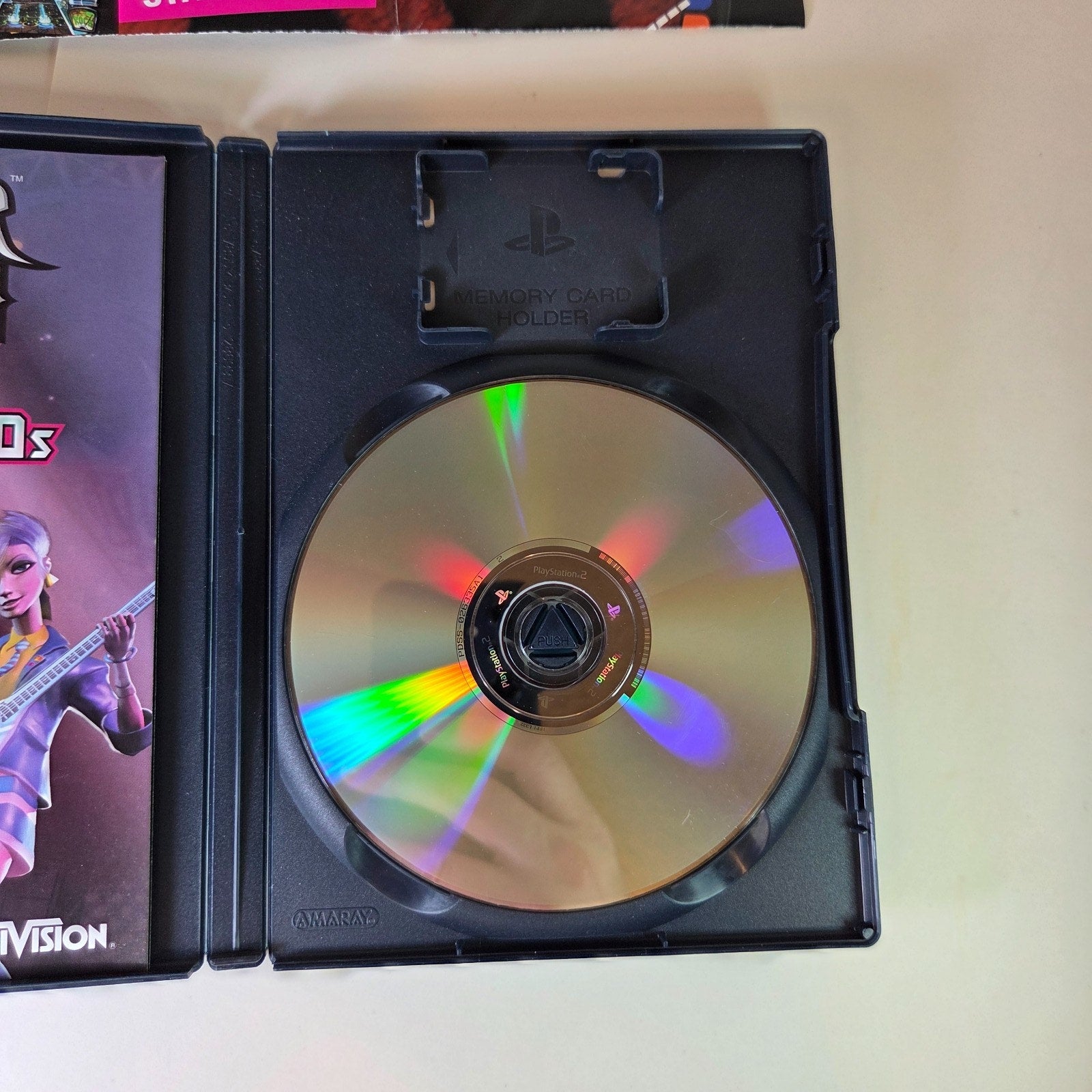 Guitar Hero Encore: Rocks the 80s (Sony PS2, 2007) Complete with Manual