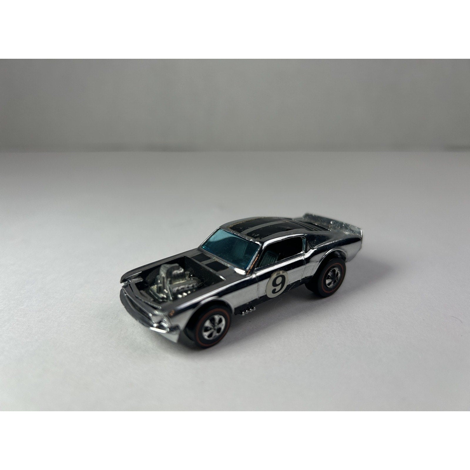 Vintage Hot Wheels Mustang Boss Hoss Redline Diecast Car 1969 Hong Kong