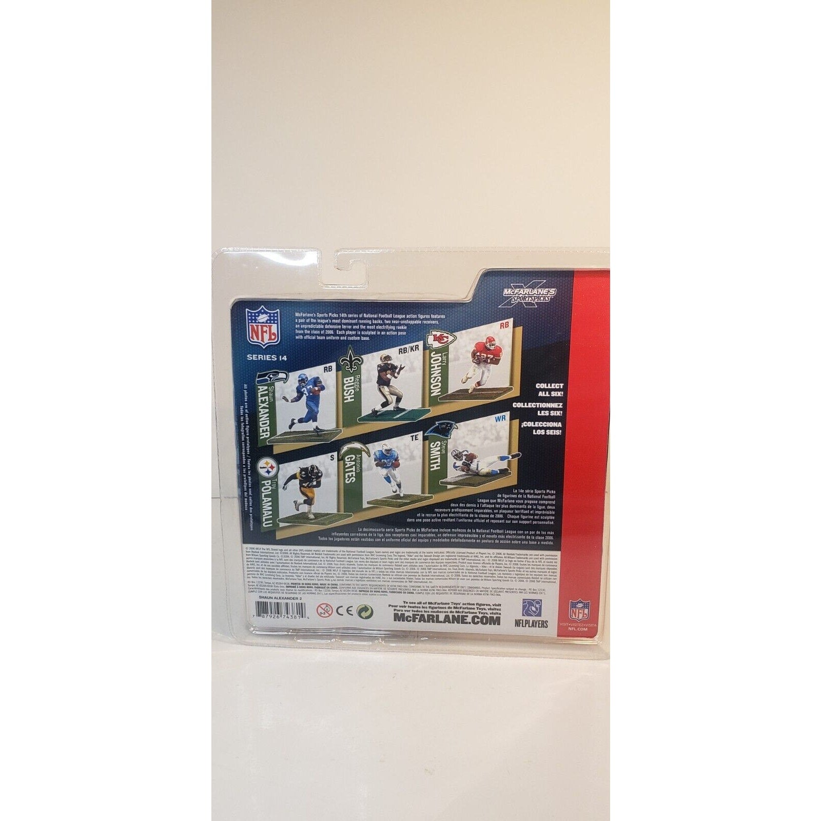Shaun Alexander 2006 McFarlane Series 14 Seattle Seahawks Blue Pants Variation