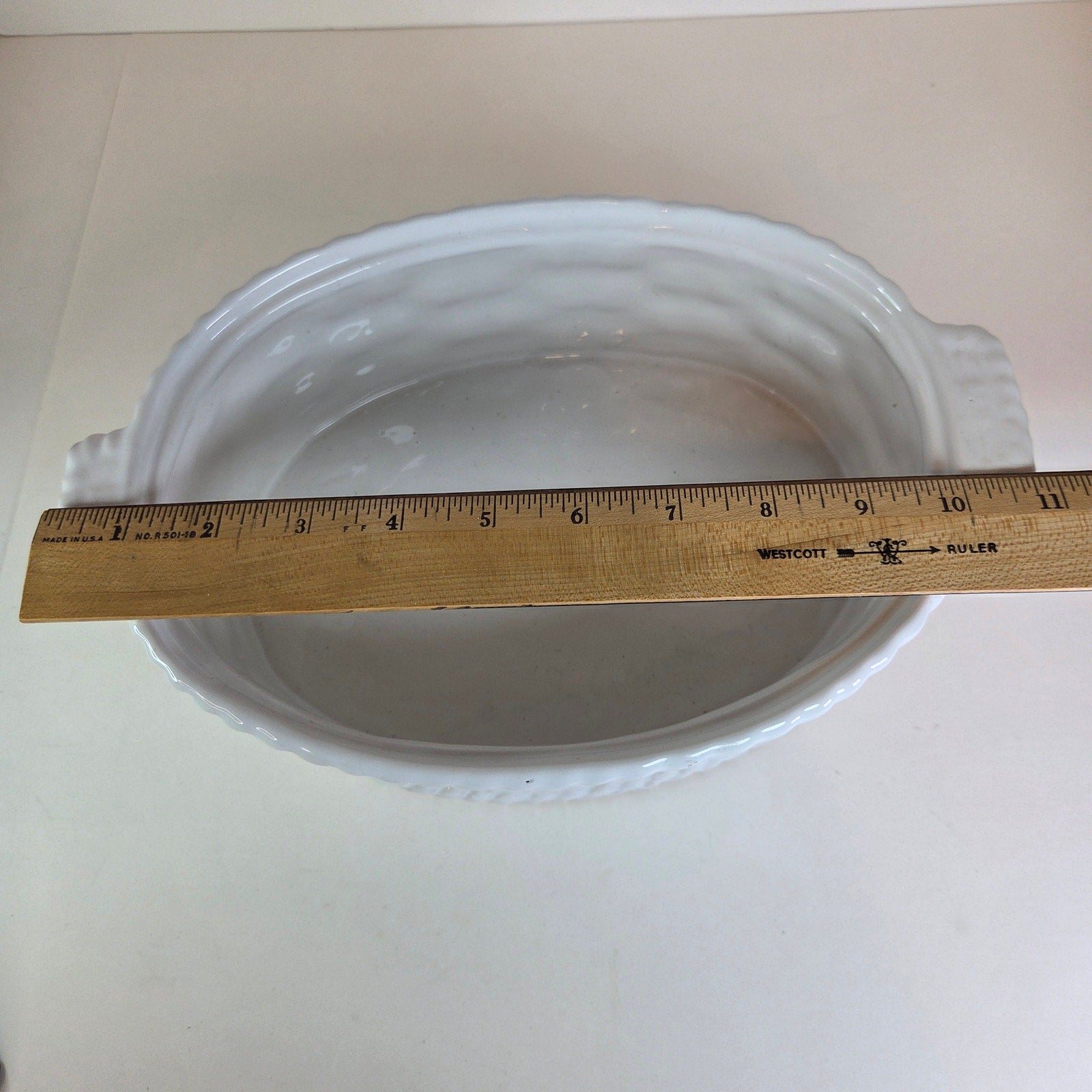 Vintage Portugal Mallard Duck Tureen Covered Ceramic Dish Basket Weave 11"