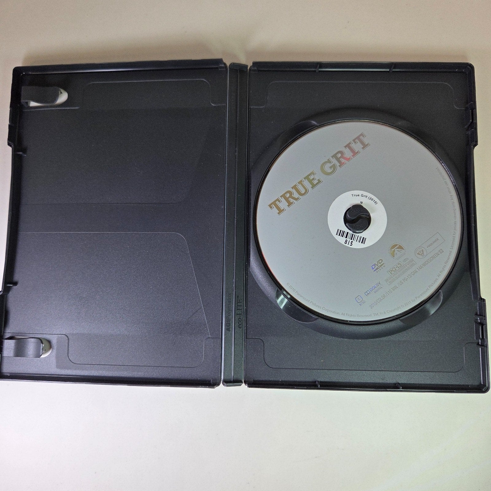 True Grit DVD 2010 Jeff Bridges Matt Damon Josh Brolin