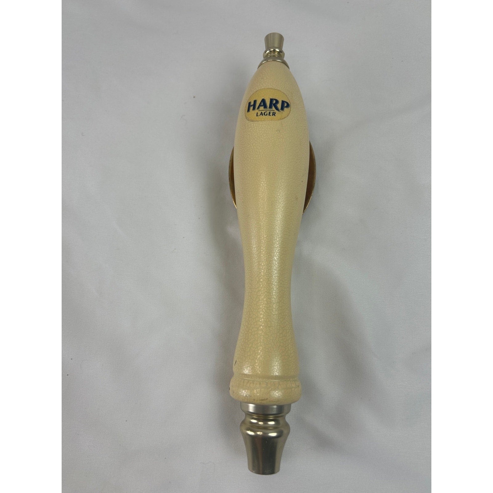 Harp Lager Beer Tap Handle Guinness Irish Pub Breweriana Draft Keg Vintage
