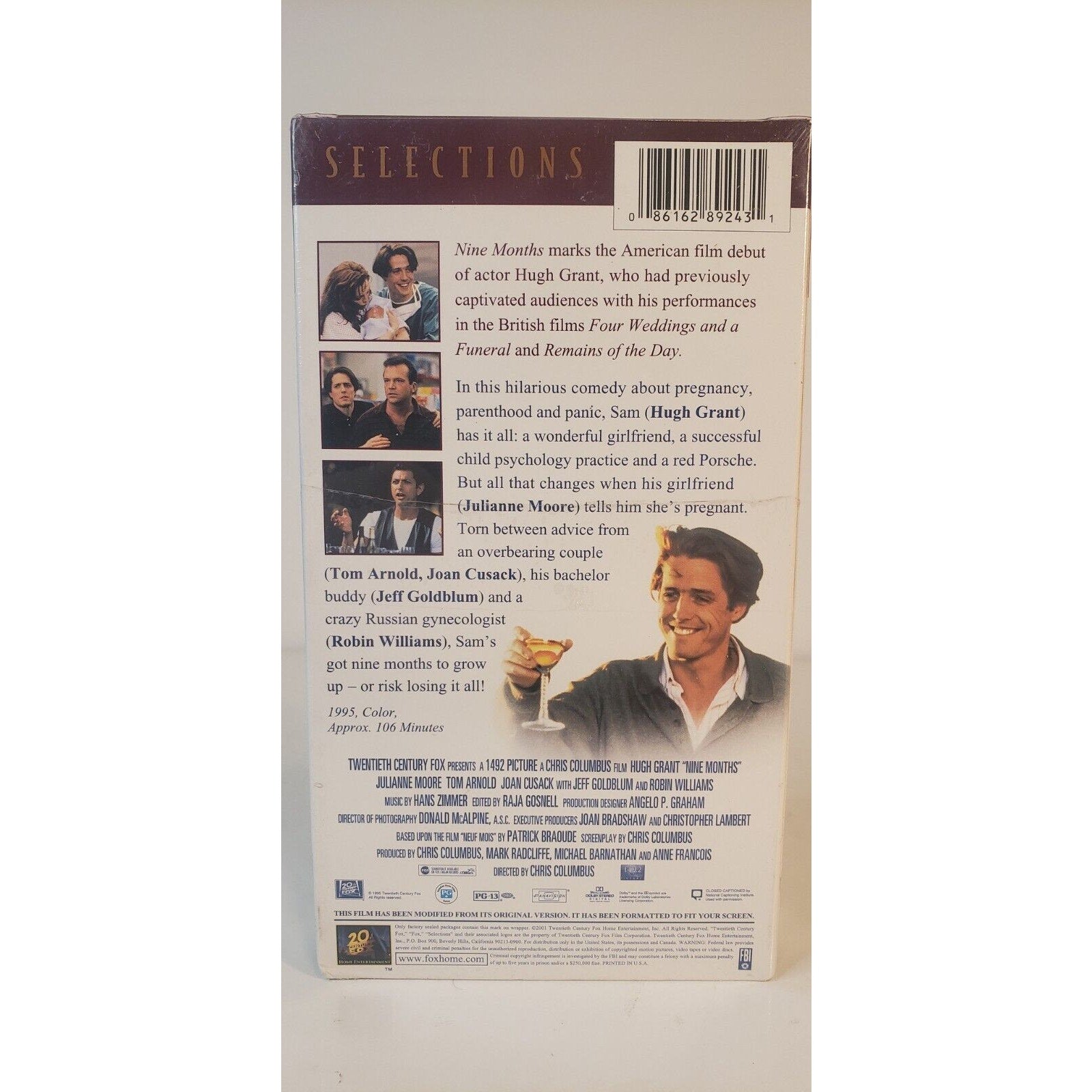 Nine Months VHS New Sealed 1996 Hugh Grant Julianne Moore