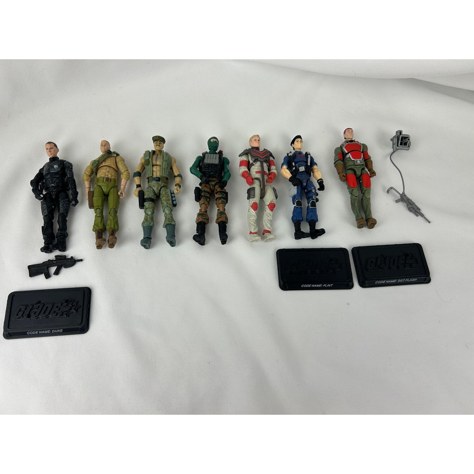 G.I. Joe 25th Anniversary Duke Flint Gung Ho Beach Head Figure Lot