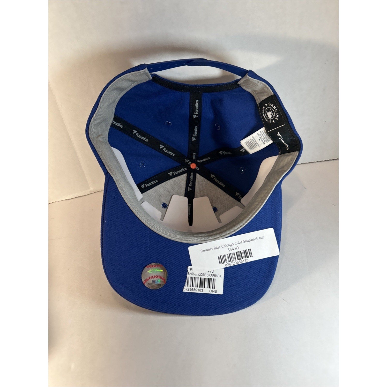 Chicago Cubs Fanatics Blue Snapback Cap
