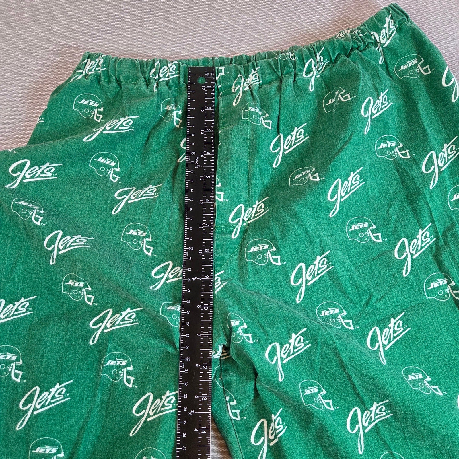 Vintage Handmade New York Jets Pajama Set 1980s Two Piece Men’s M-L