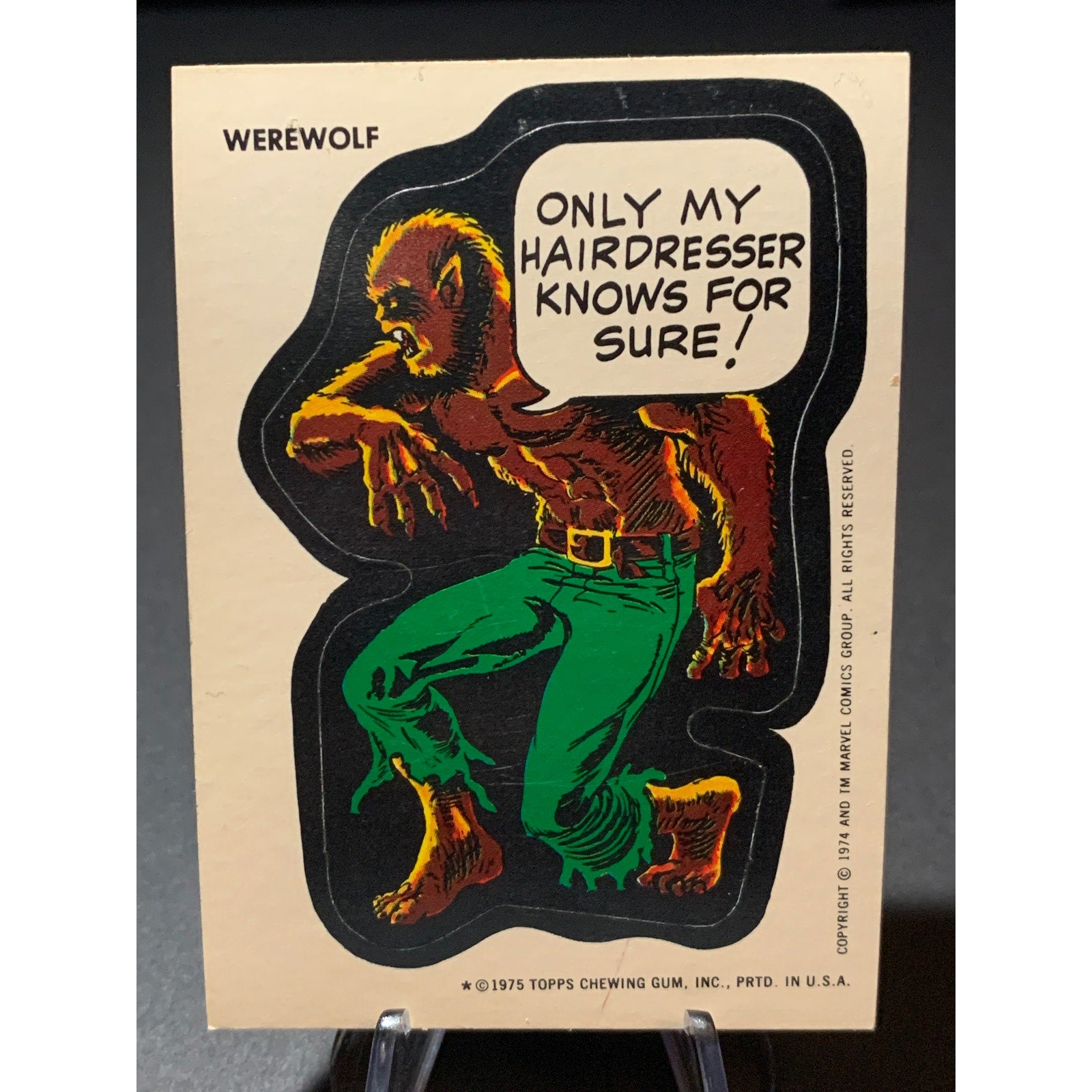 1974-1976 Topps Marvel Super Heroes Stickers Lot 8 Thor Luke Cage Thing