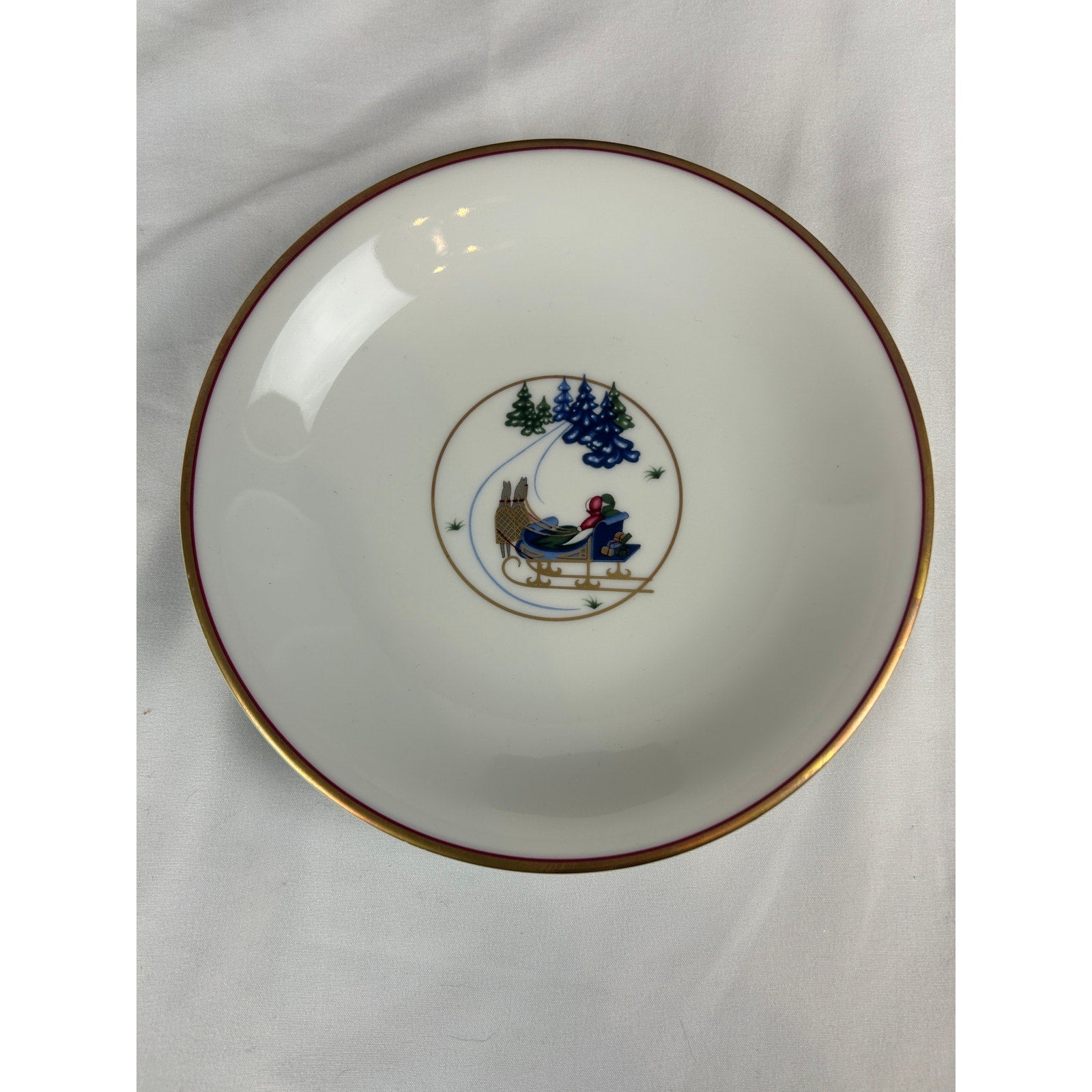 Bing Grondahl 1998 Holiday Collection Cup Saucer Plate Set Denmark Box