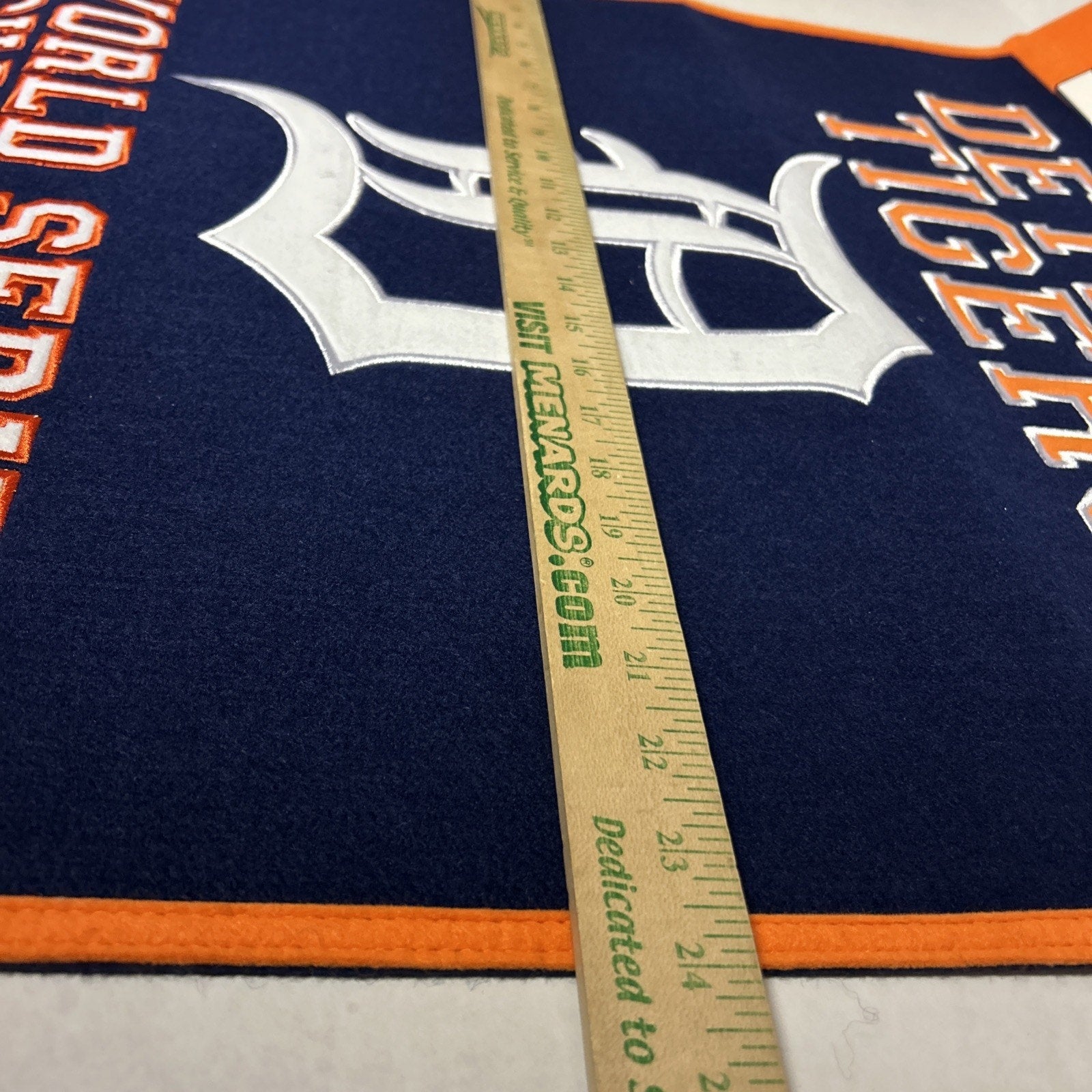 Detroit Tigers Wool Blend MLB Champions Banner, 24" x 36"