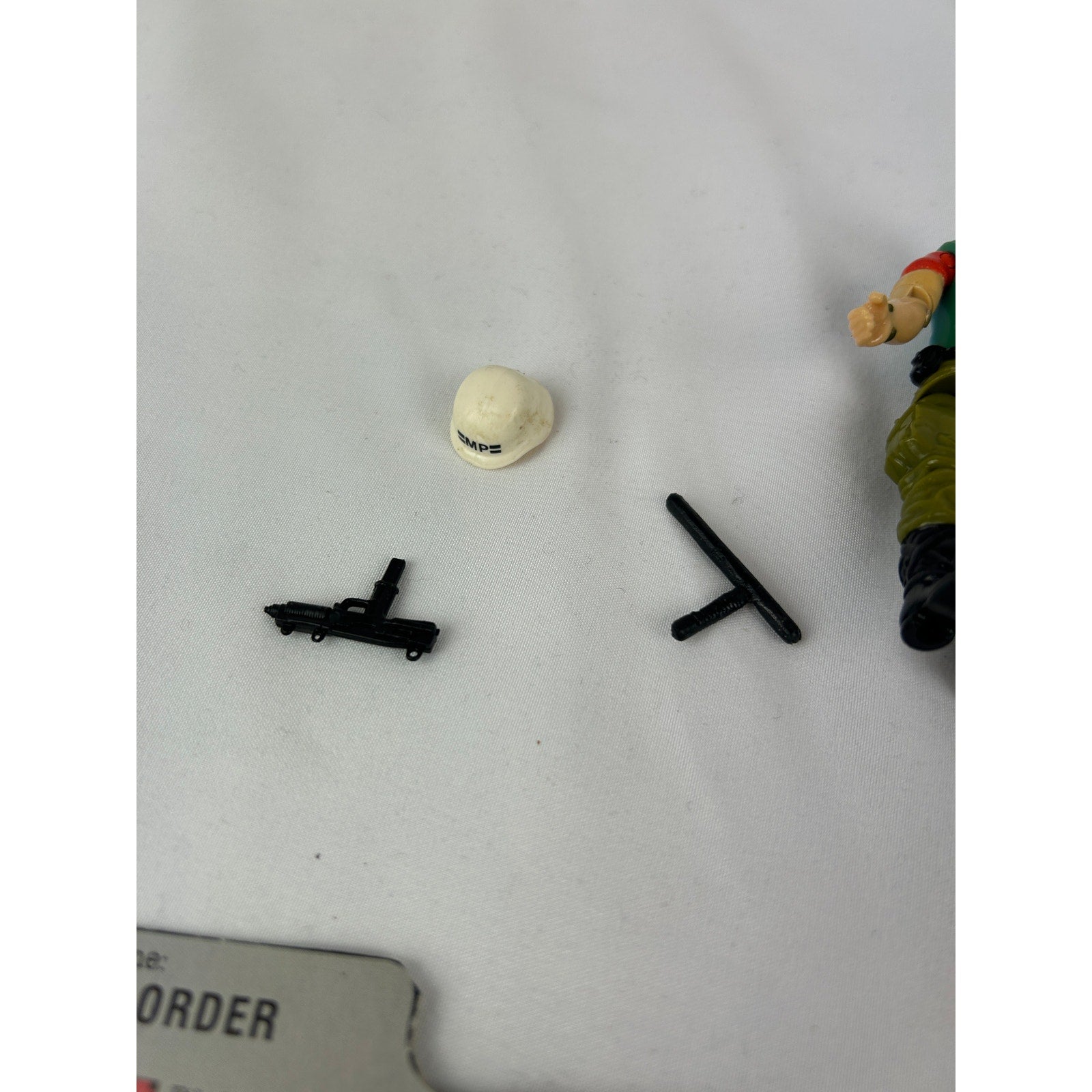 GI Joe Law & Order MP K-9 1987 Vintage Figure Complete with Filecard