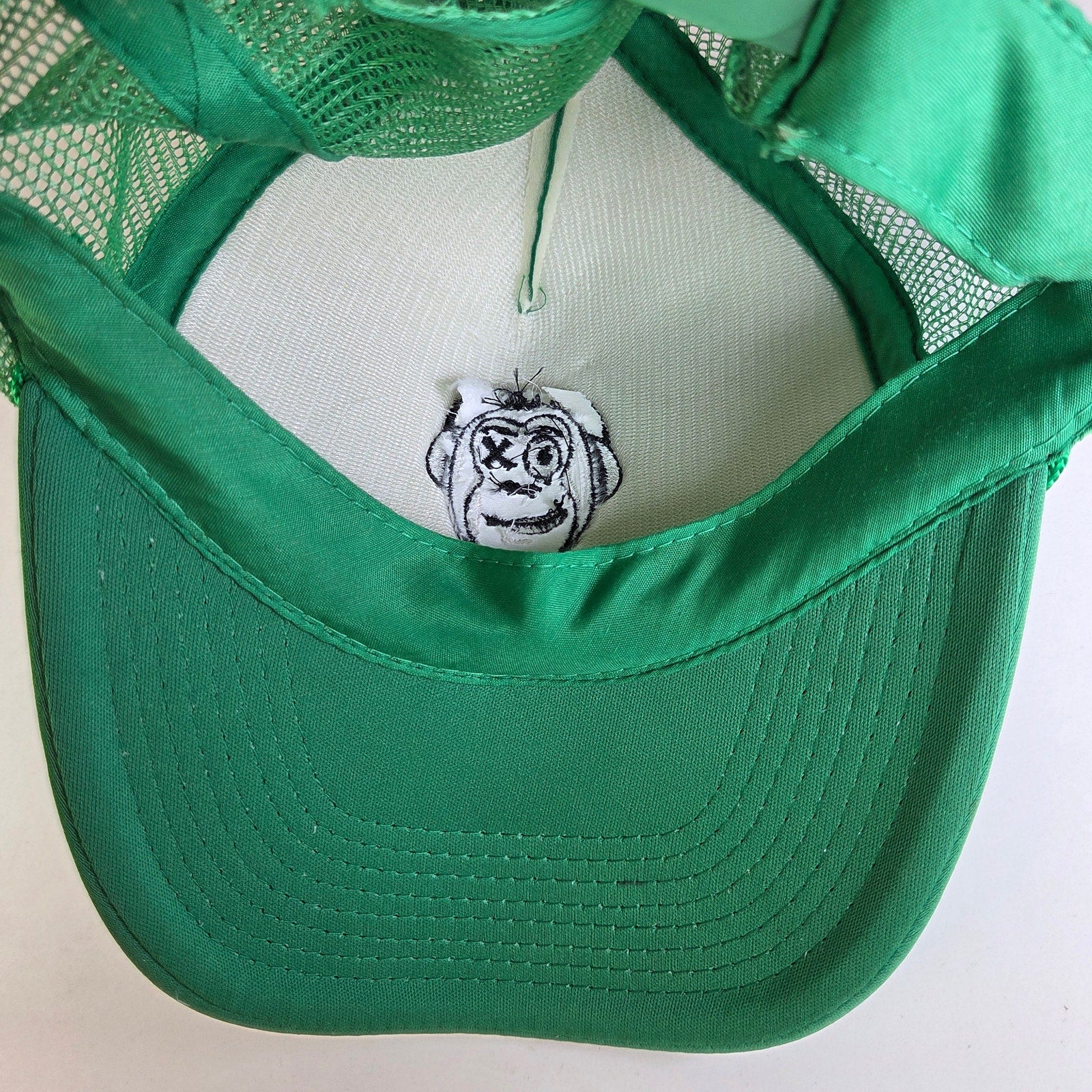 Green Monkey Headphones X-Eye Trucker Hat Rope Bill Nissin Snapback