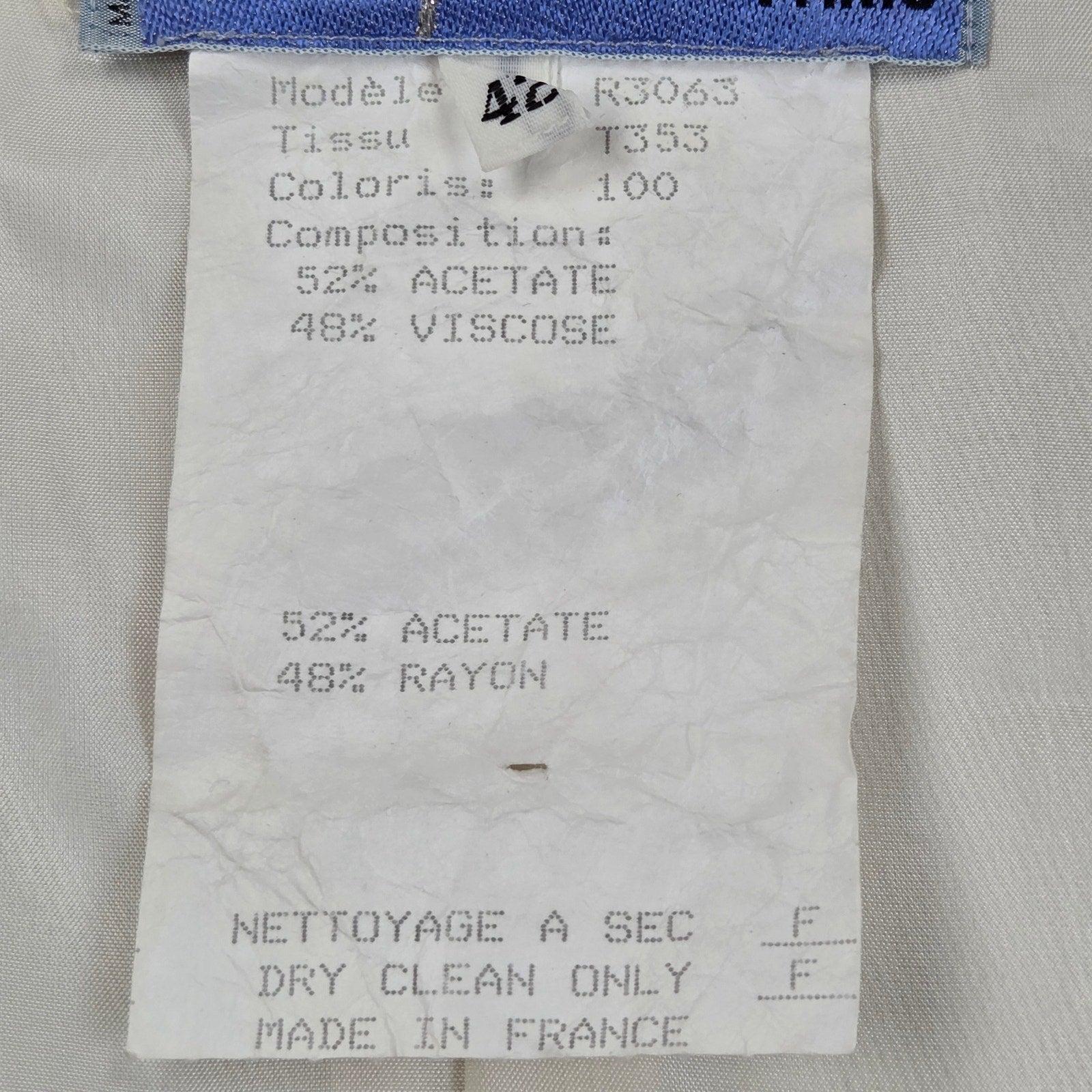 Thierry Mugler Paris R3063 T353 Peplum Jacket France 42 Star Snap Vintage