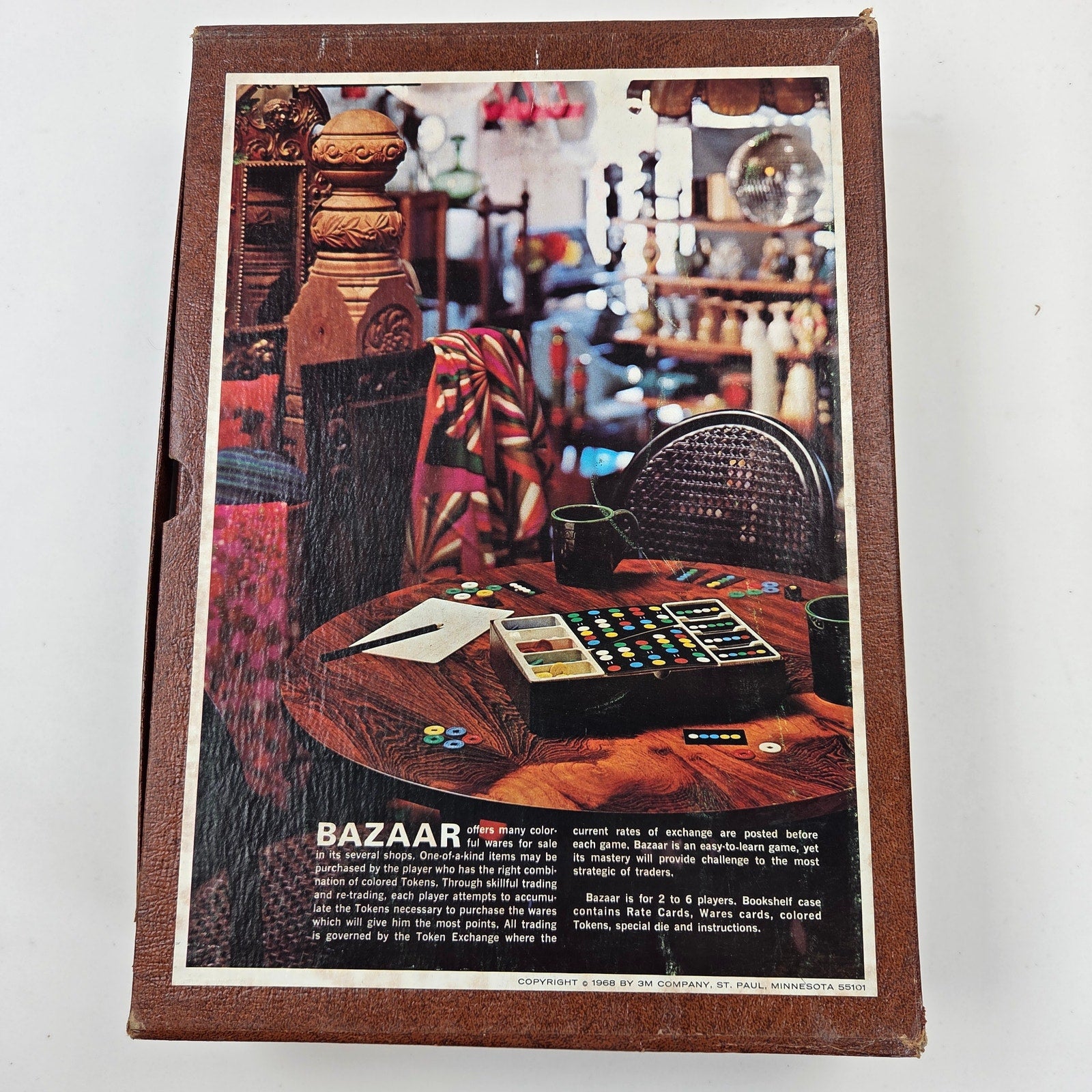 Vintage 1967 3M Bazaar The Trading Game Complete Bookshelf Board Game