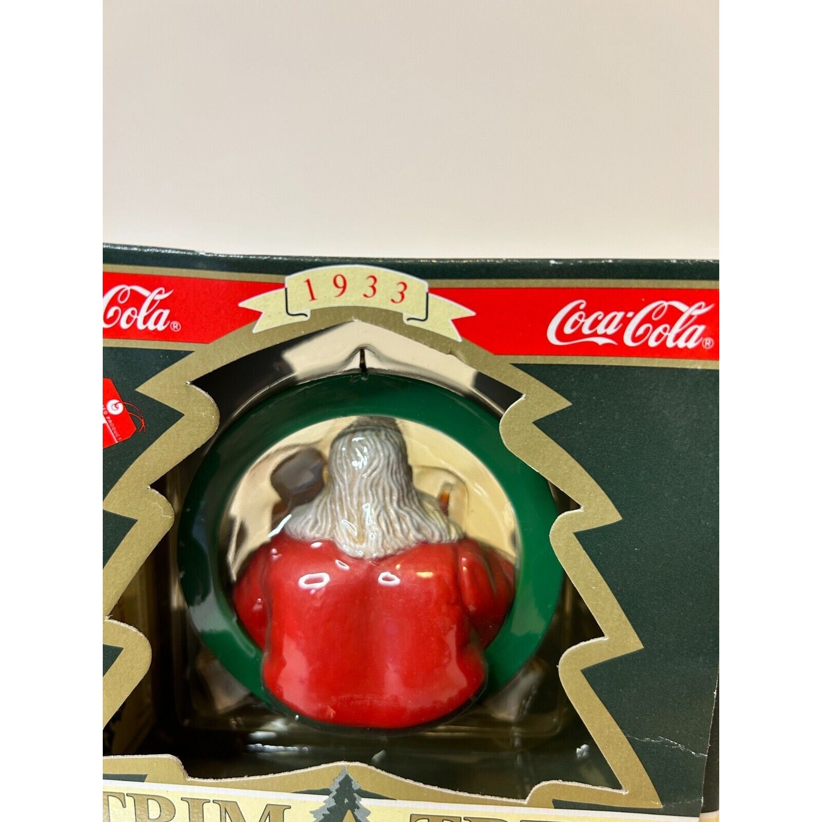 Coca-Cola Trim-A-Tree Collection Ornaments Set of 2 – Vintage 1990s x92