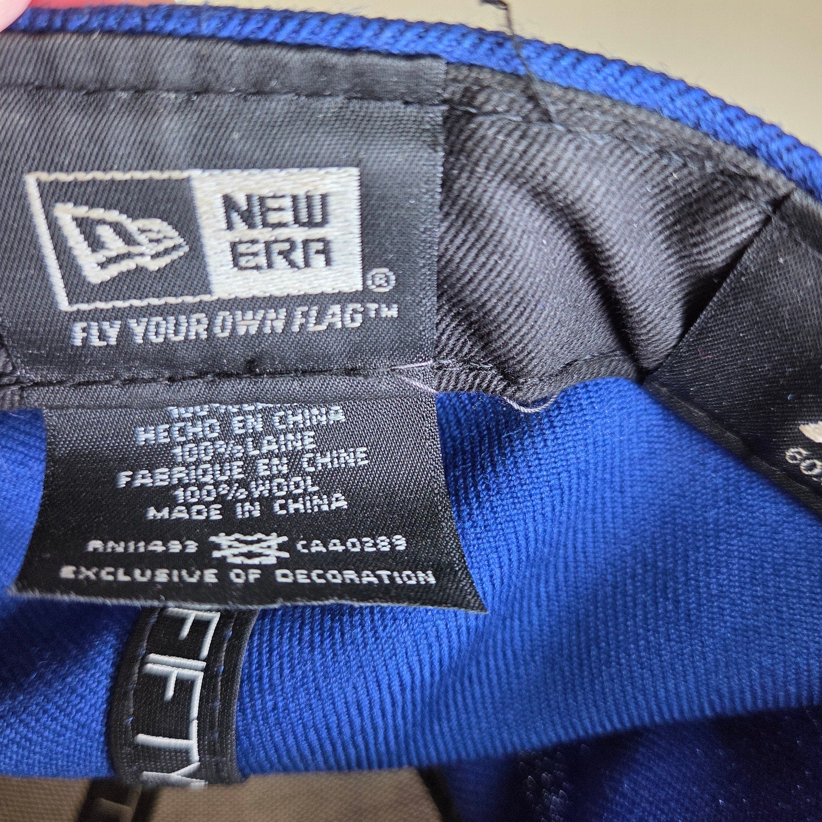 New Era 59FIFTY NY Knicks Hardwood Classics Blue Fitted Hat 7 5/8 Wool NBA